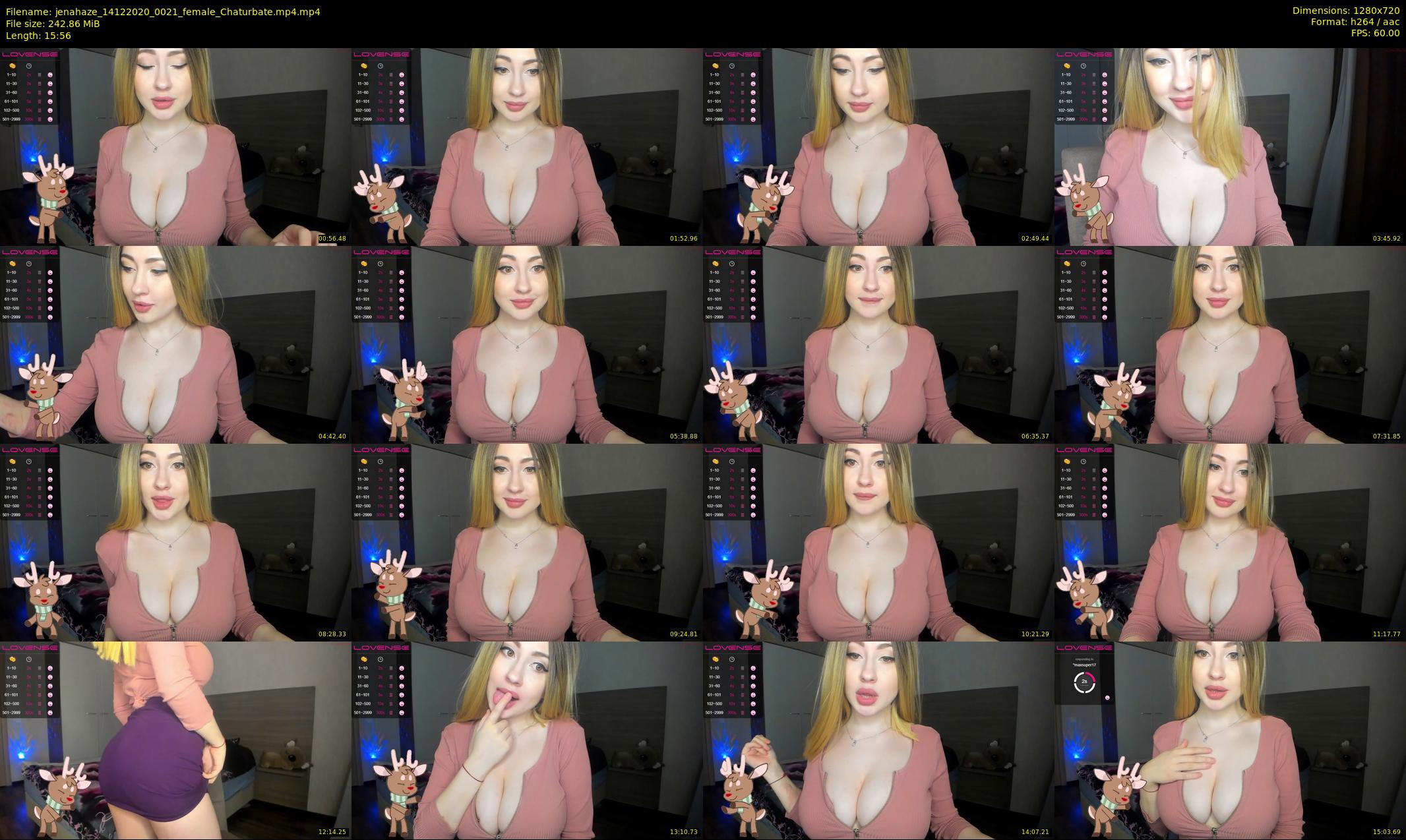 jenahaze — 16 minute Chaturbate female cam show recording, 720p, Dec 14, 2020