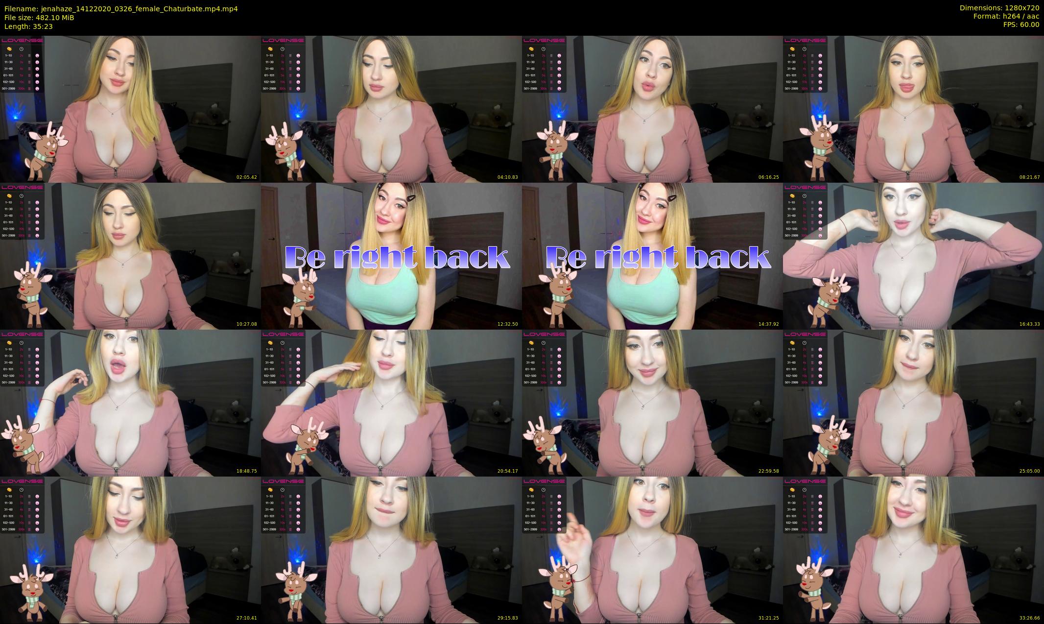 jenahaze — 36 minute Chaturbate female cam show recording, 720p, Dec 14, 2020