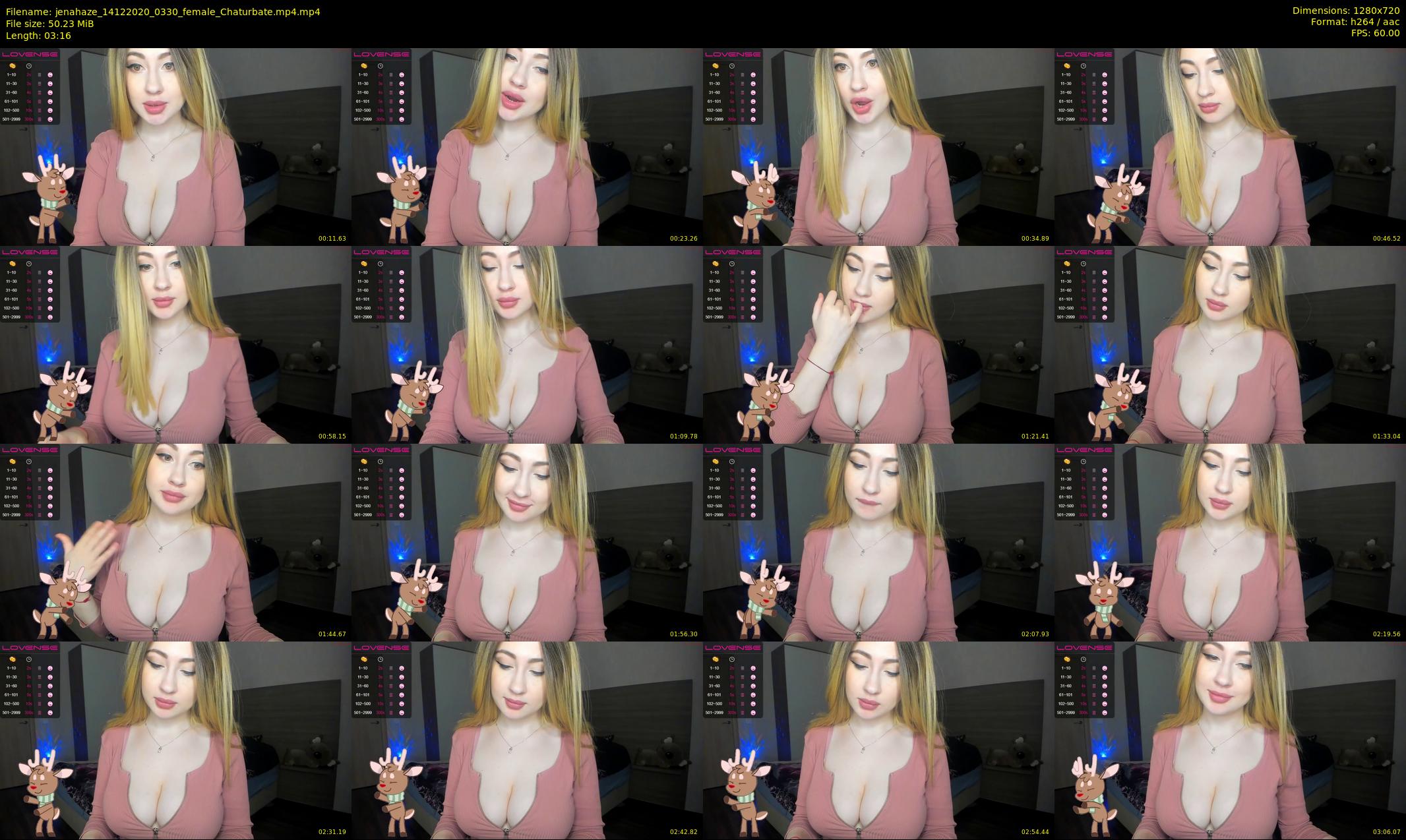 jenahaze — 4 minute Chaturbate female cam show recording, 720p, Dec 14, 2020