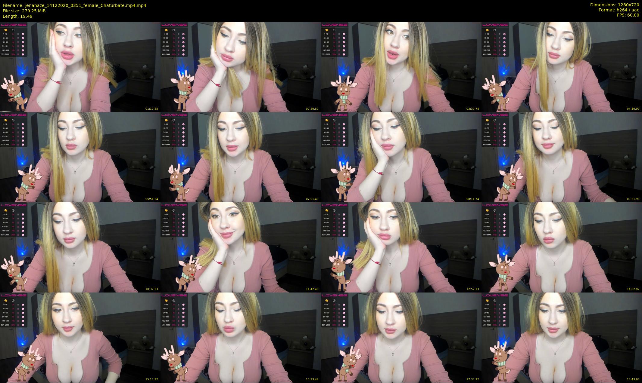 jenahaze — 20 minute Chaturbate female cam show recording, 720p, Dec 14, 2020
