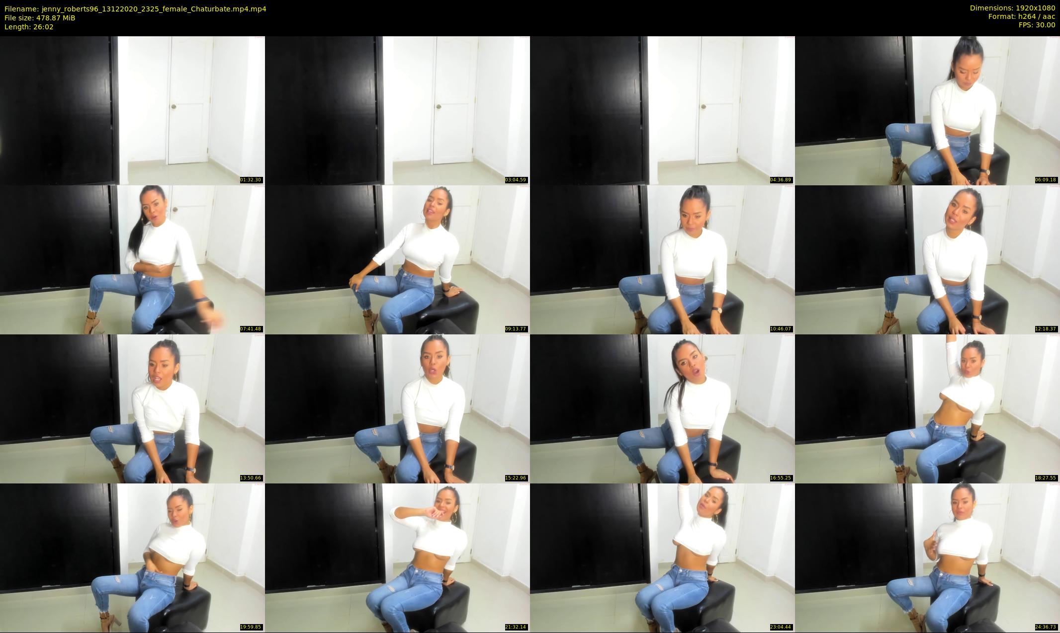 jenny_roberts96 — 27 minute Chaturbate female cam show recording, 1080p, Dec 13, 2020
