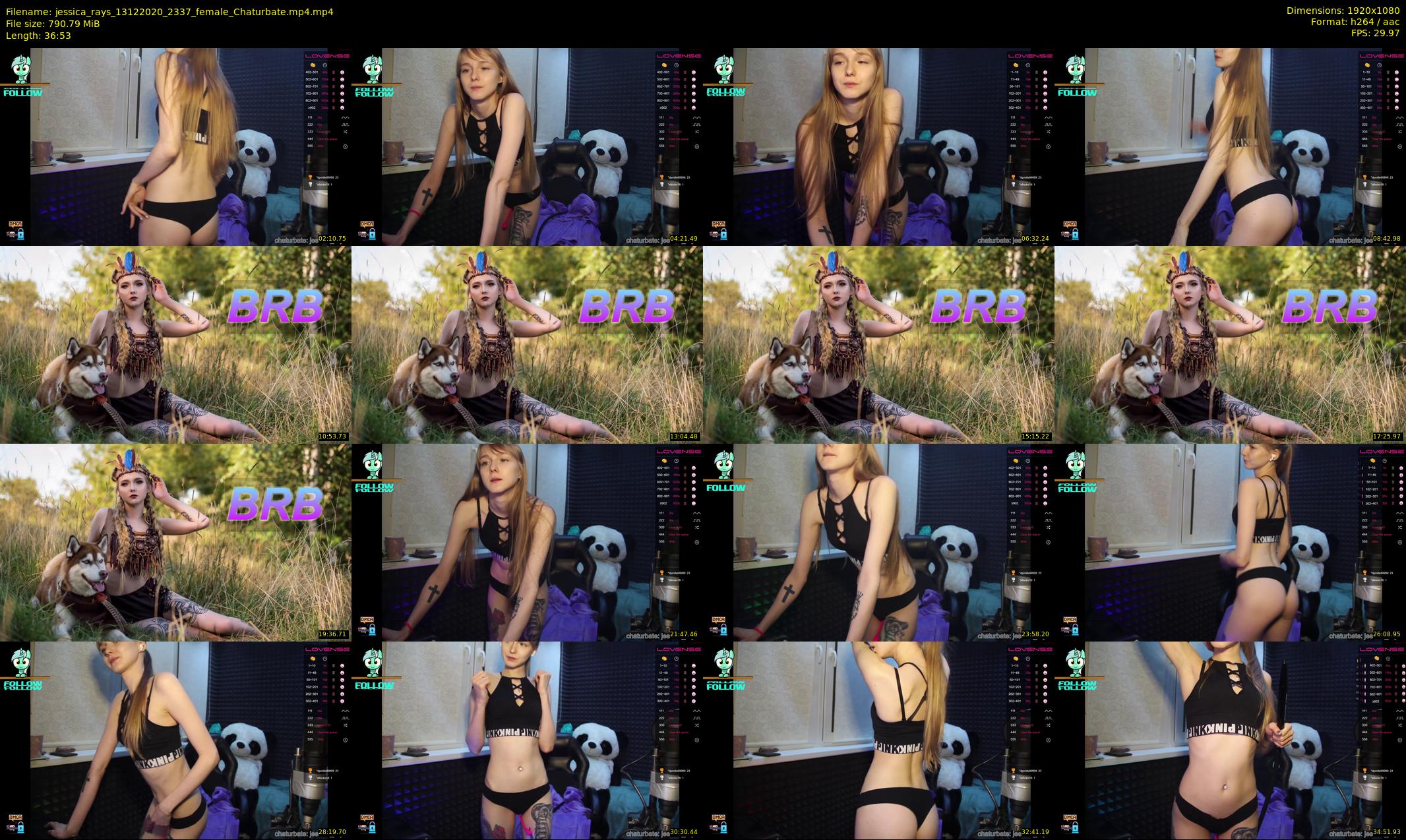 jessica_rays — 37 minute Chaturbate couple cam show recording, 1080p, Dec 13, 2020