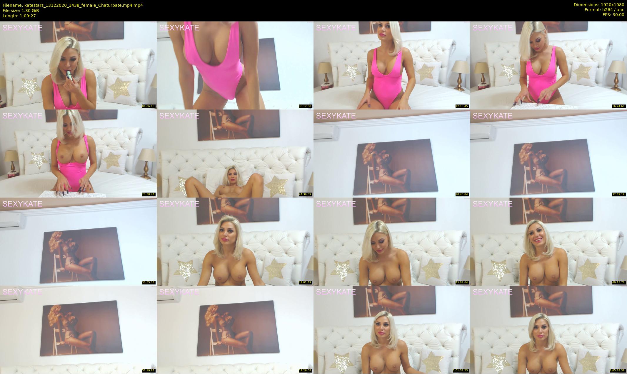 katestars — 70 minute Chaturbate female cam show recording, 1080p, Dec 13, 2020