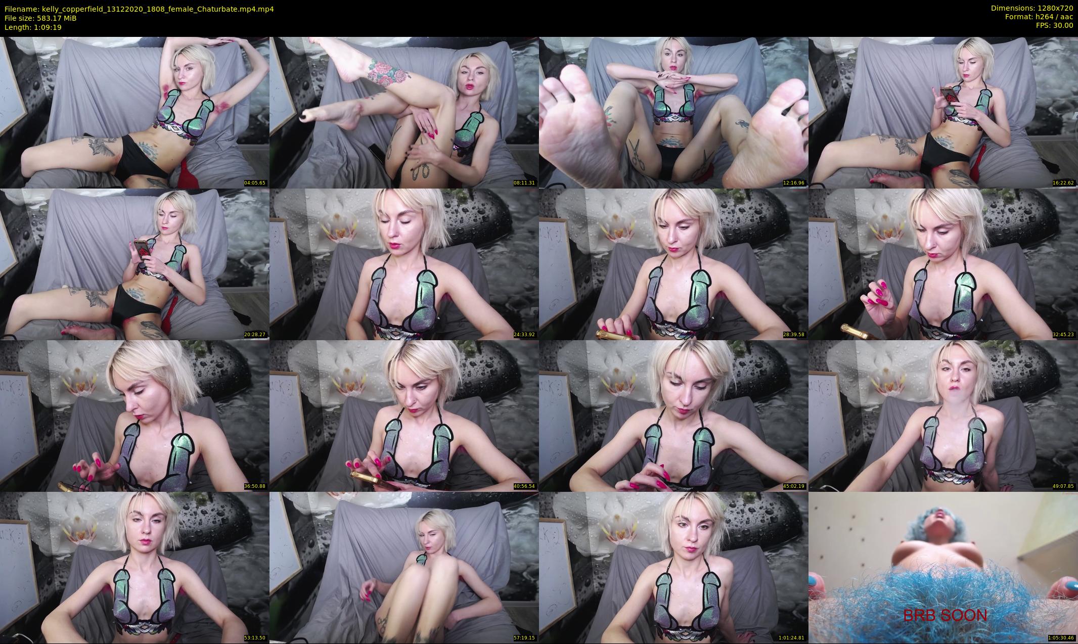 kelly_copperfield — 70 minute Chaturbate female cam show recording, 720p, Dec 13, 2020