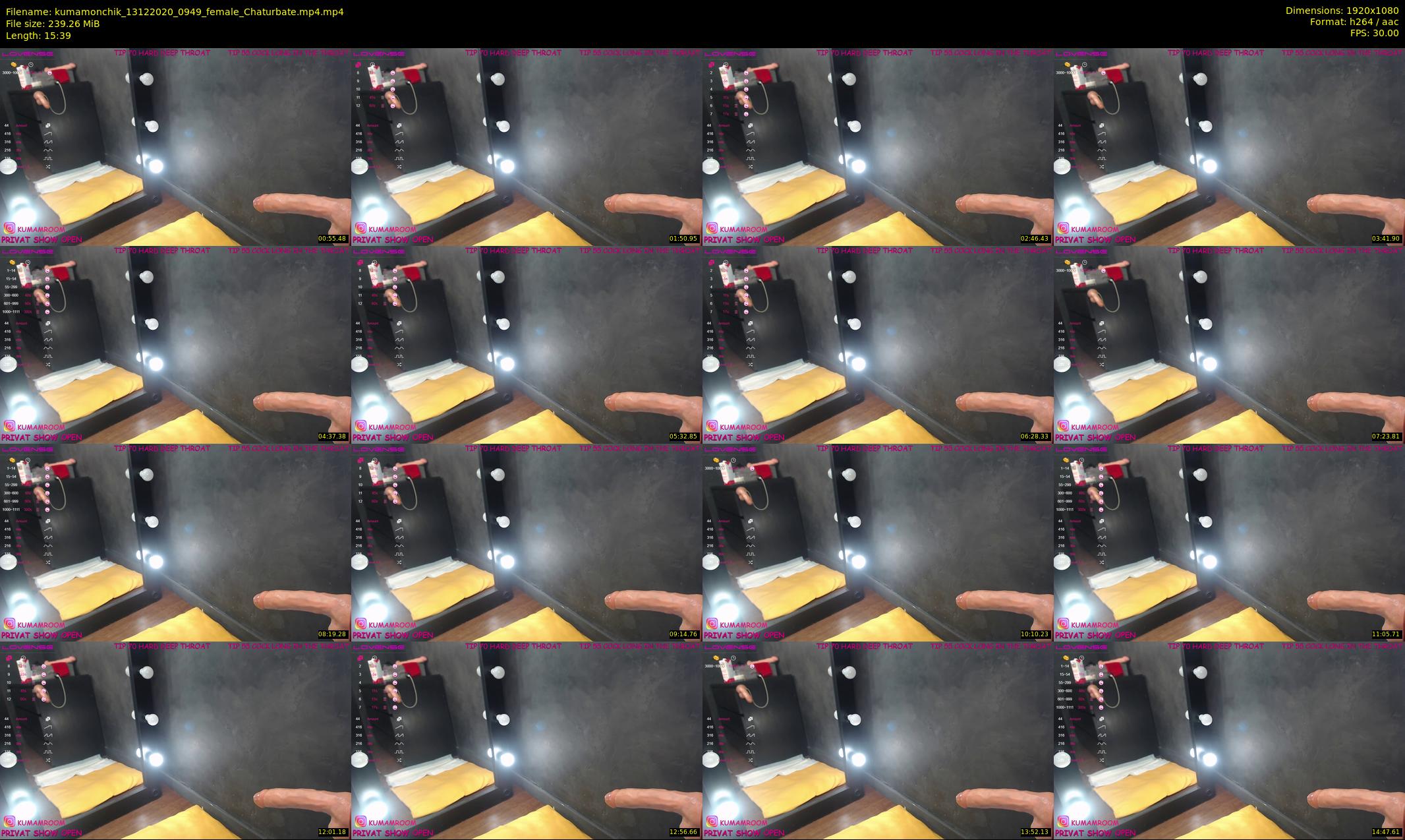 kumamonchik — 16 minute Chaturbate couple cam show recording, 1080p, Dec 13, 2020