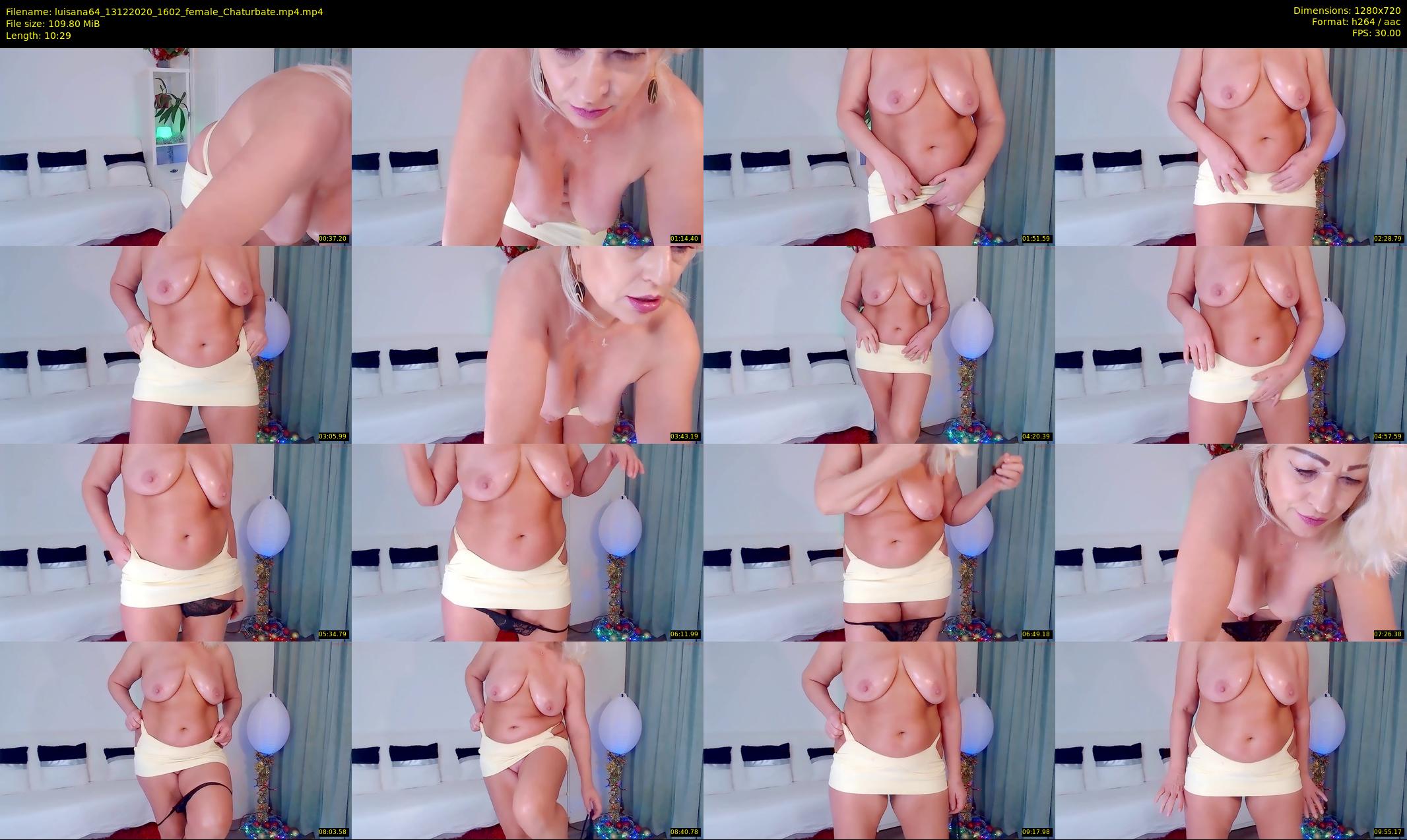 luisana64 — 11 minute Chaturbate female cam show recording, 720p, Dec 13, 2020