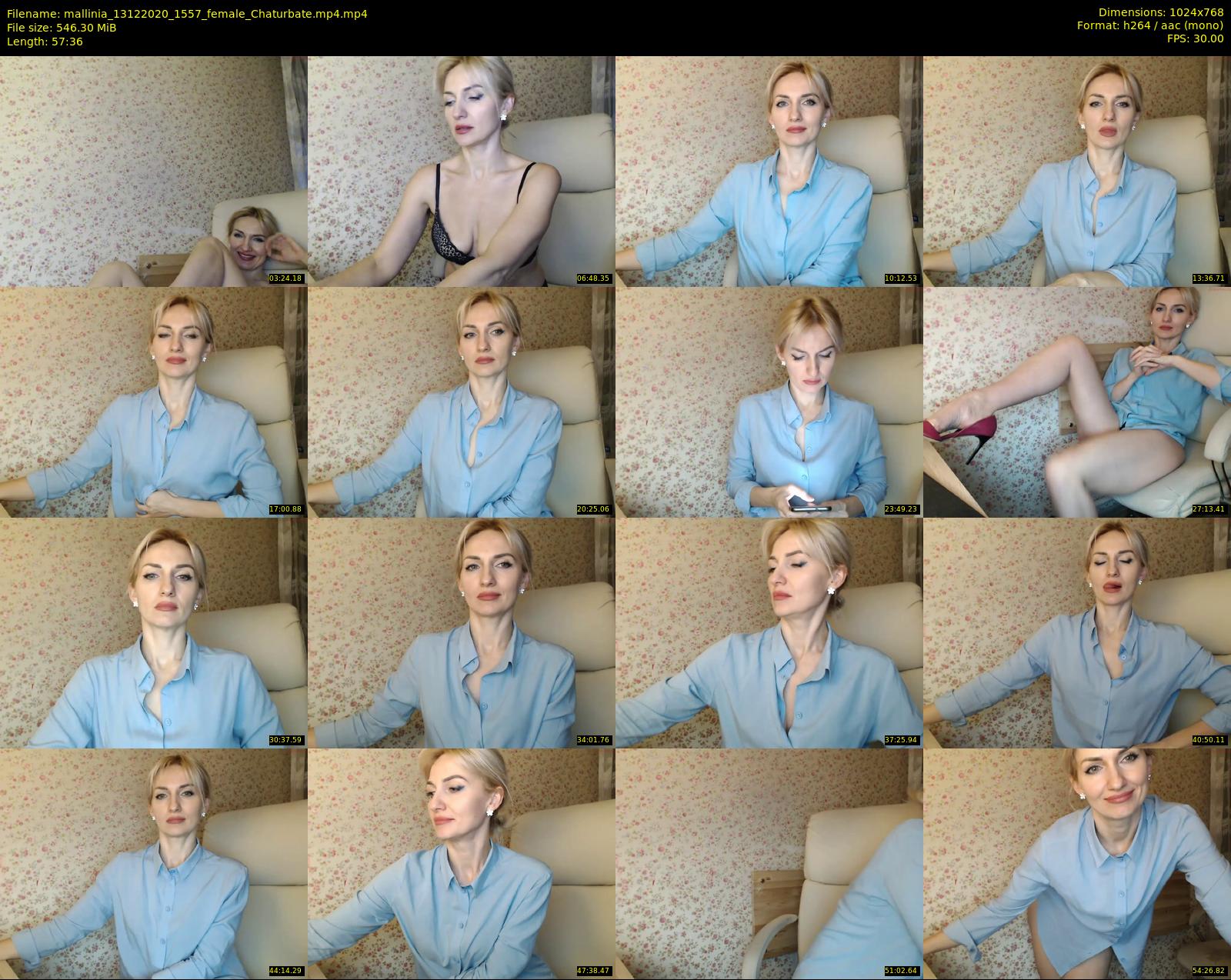 mallinia — 58 minute Chaturbate female cam show recording, 720p, Dec 13, 2020