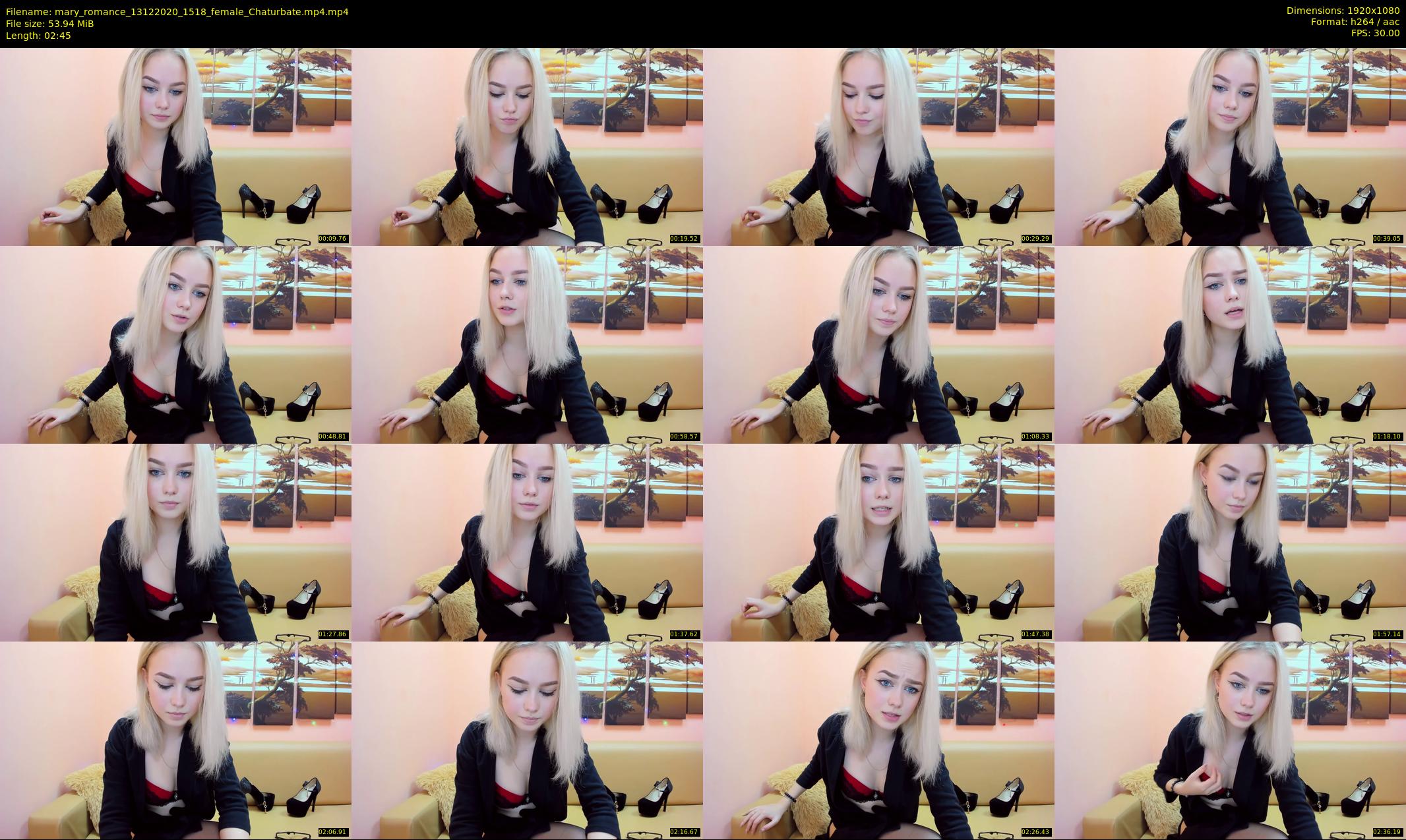 mary_romance — 3 minute Chaturbate female cam show recording, 1080p, Dec 13, 2020