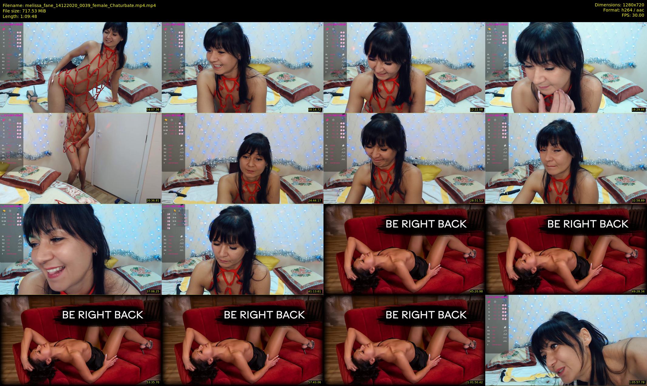melissa_fane — 70 minute Chaturbate female cam show recording, 720p, Dec 14, 2020