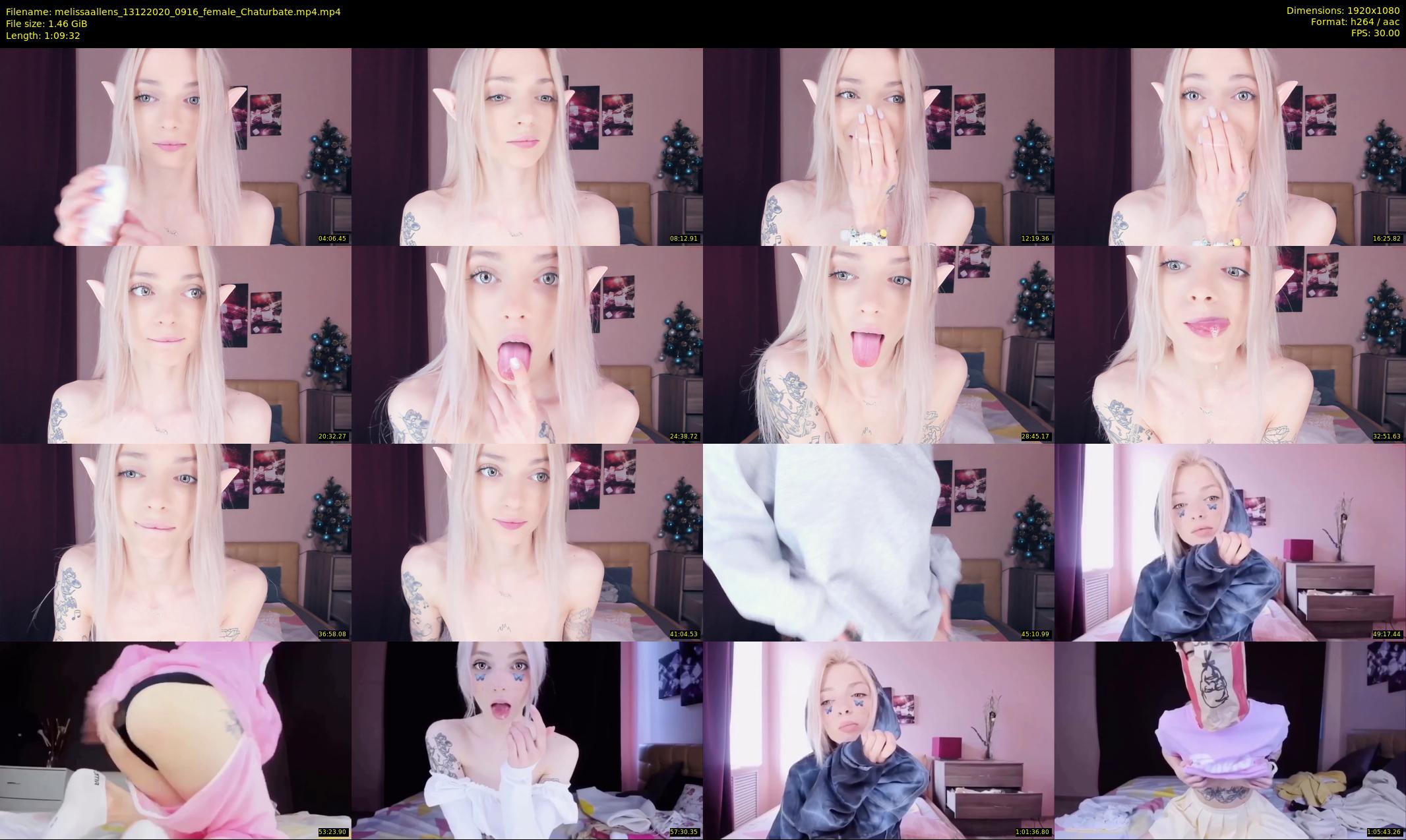 melissaallens — 70 minute Chaturbate female cam show recording, 1080p, Dec 13, 2020