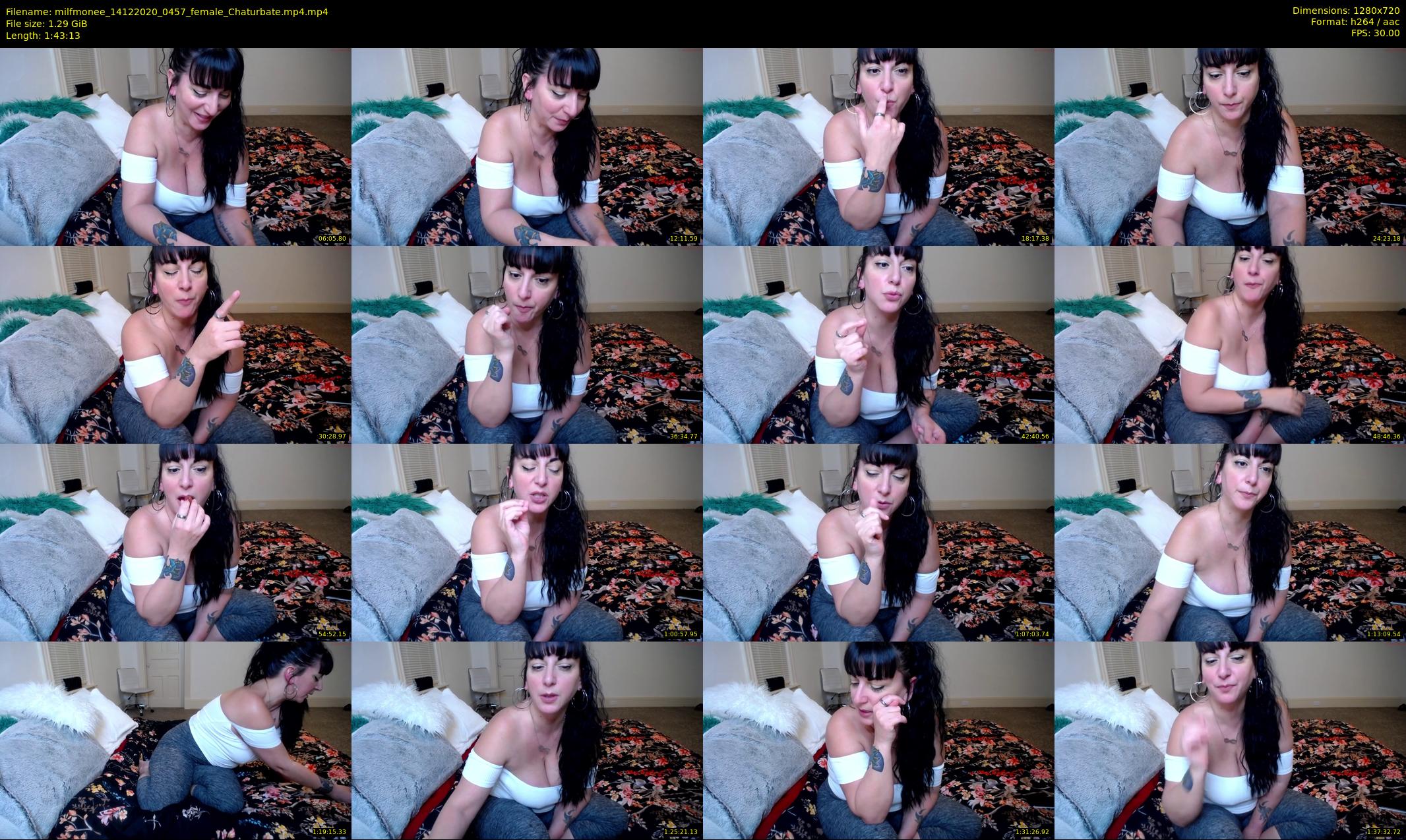 milfmonee — 104 minute Chaturbate female cam show recording, 720p, Dec 14, 2020