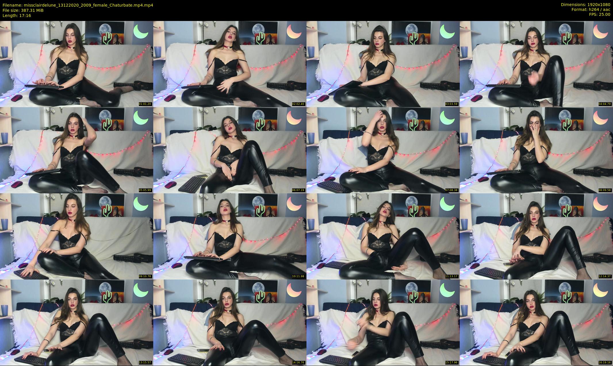 missclairdelune — 18 minute Chaturbate female cam show recording, 1080p, Dec 13, 2020