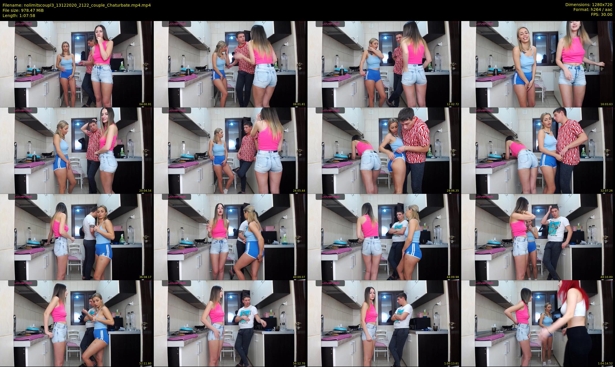 nolimitscoupl3 — 68 minute Chaturbate couple cam show recording, 720p, Dec 13, 2020