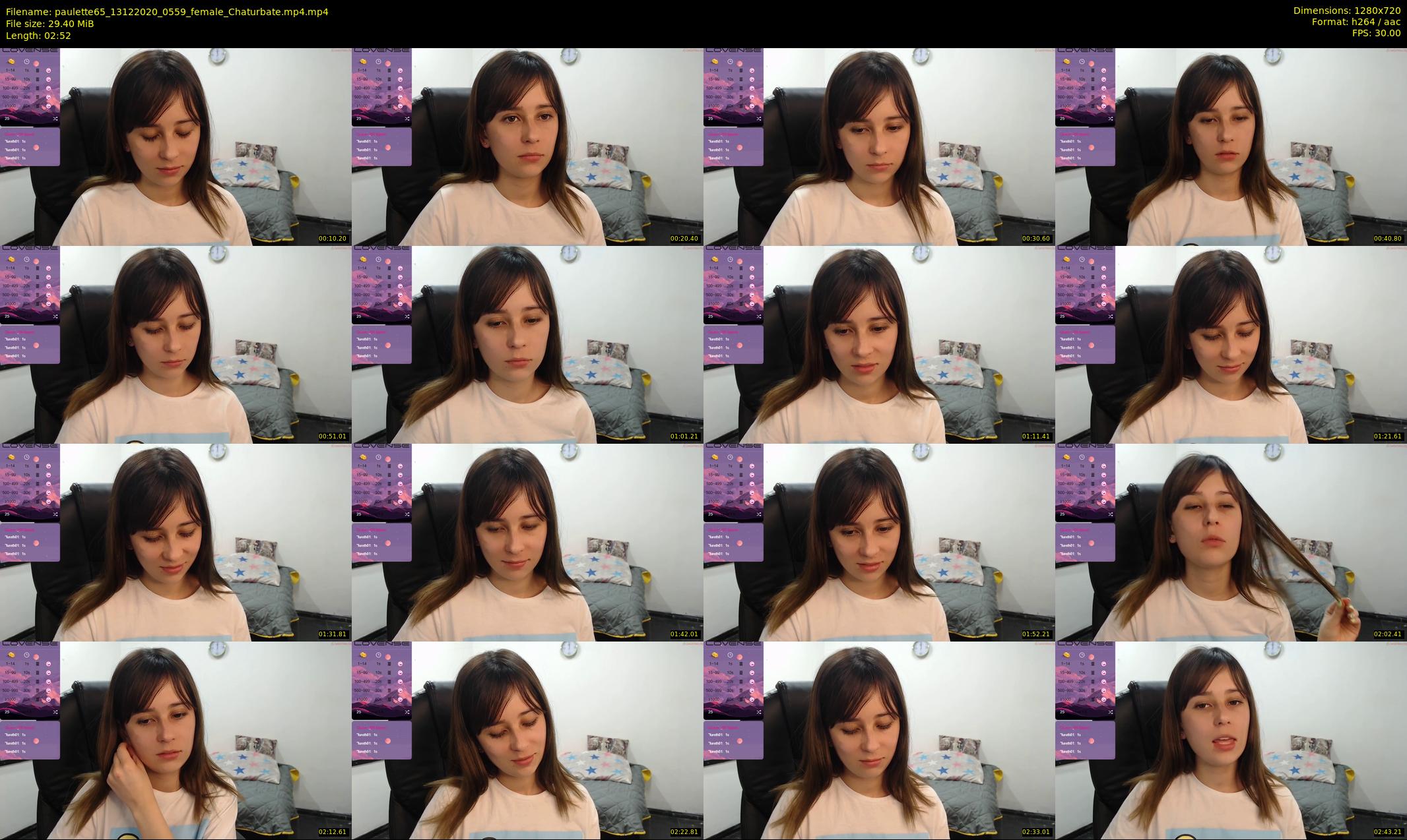 paulette65 — 3 minute Chaturbate female cam show recording, 720p, Dec 13, 2020