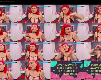 pyrowayne — 59 minute Chaturbate female cam show recording, 720p, Dec 14, 2020