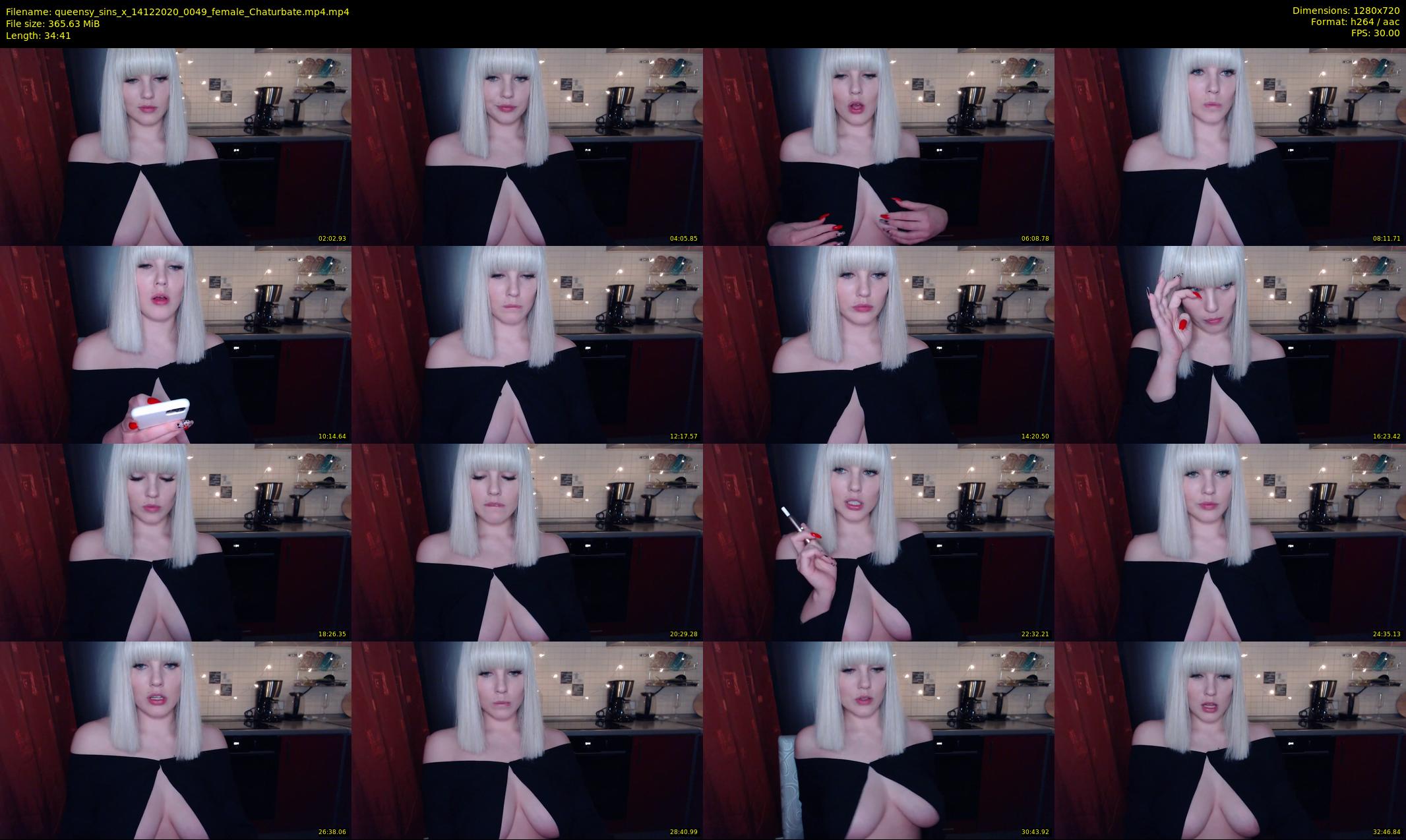queensy_sins_x — 35 minute Chaturbate female cam show recording, 720p, Dec 14, 2020