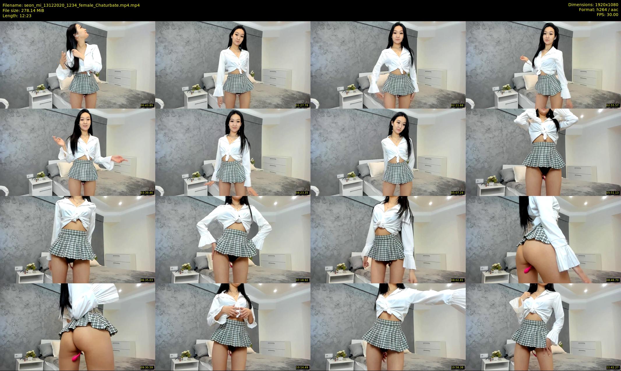 seon_mi — 13 minute Chaturbate female cam show recording, 1080p, Dec 13, 2020