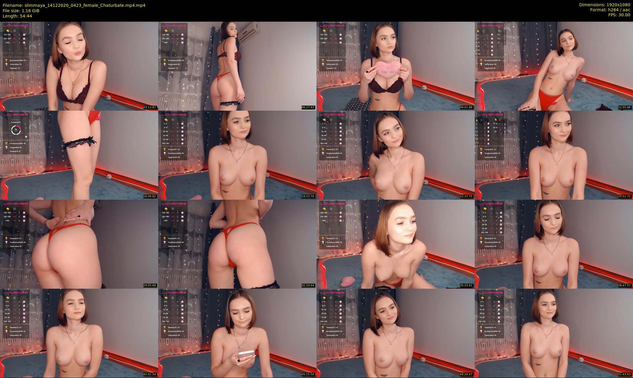 slimmaya — 55 minute Chaturbate female cam show recording, 1080p, Dec 14, 2020