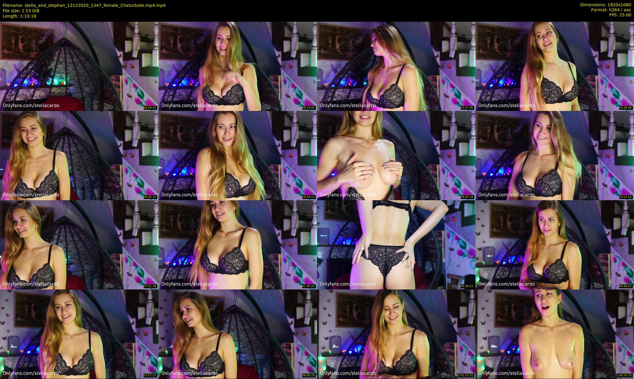 stella_and_stephan — 71 minute Chaturbate couple cam show recording, 1080p, Dec 13, 2020