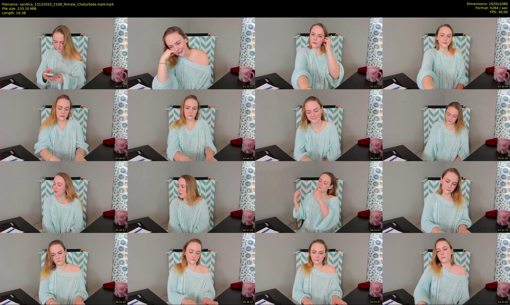 syndica — 11 minute Chaturbate female cam show recording, 1080p, Dec 13, 2020