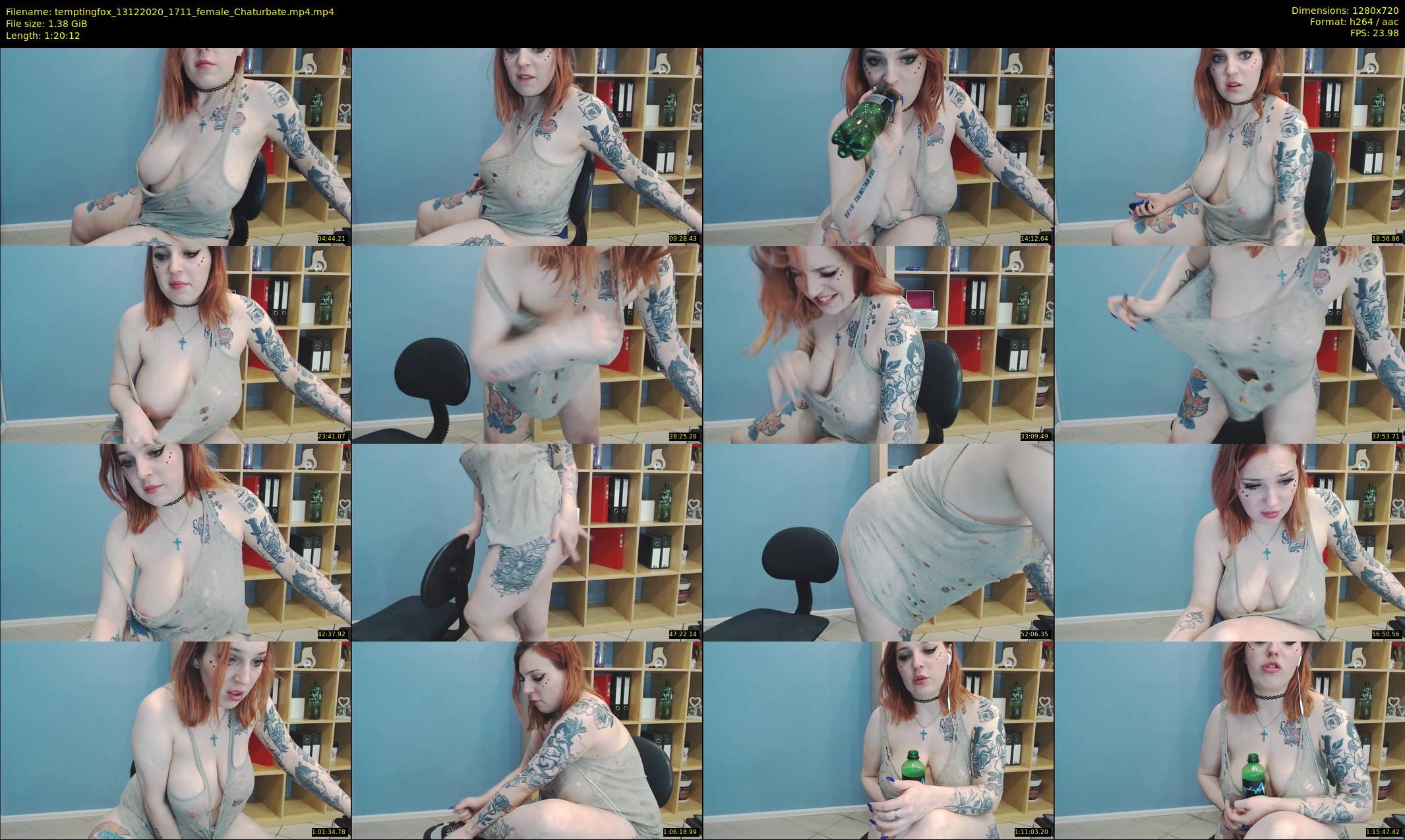 temptingfox — 81 minute Chaturbate female cam show recording, 720p, Dec 13, 2020