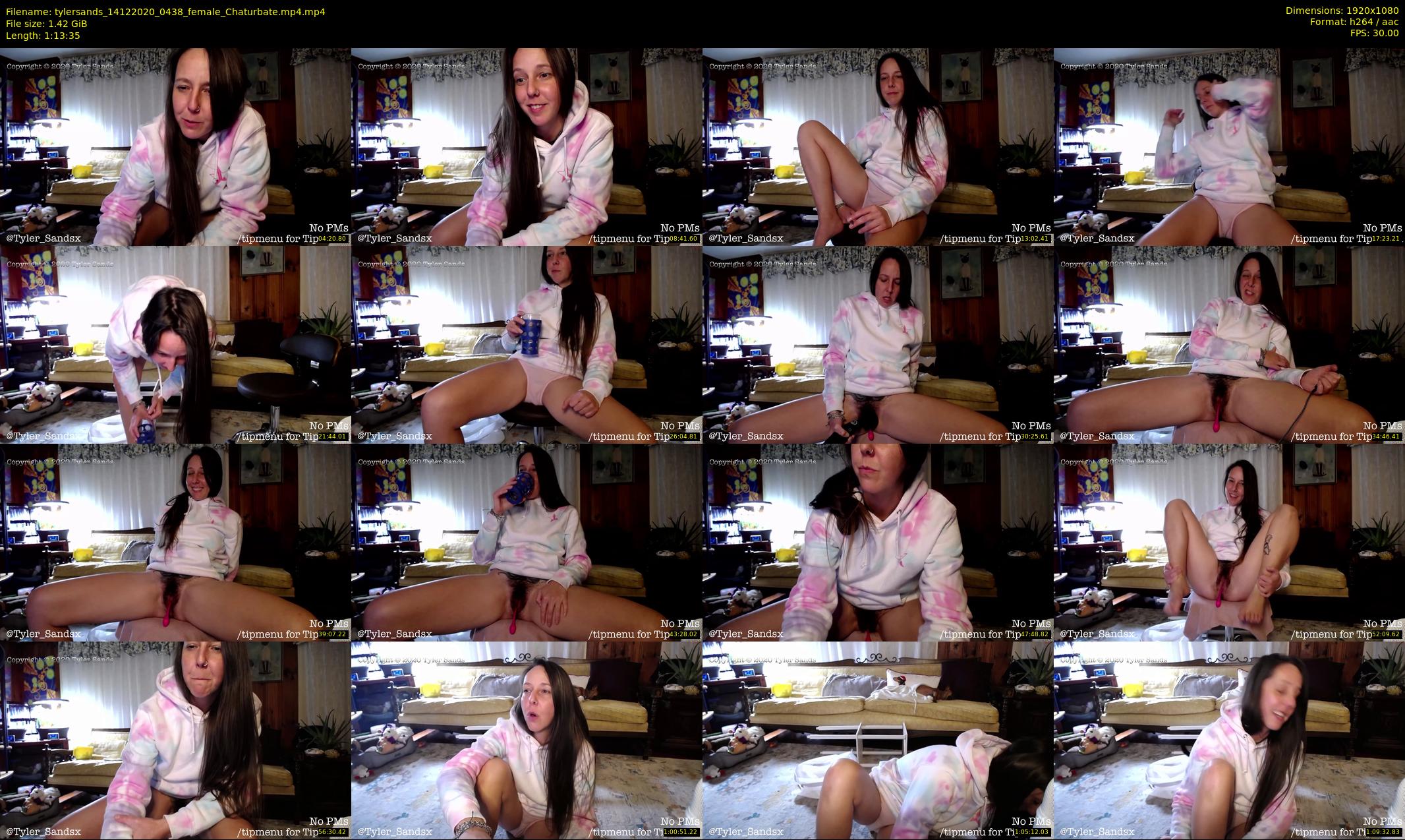 tylersands — 74 minute Chaturbate female cam show recording, 1080p, Dec 14, 2020