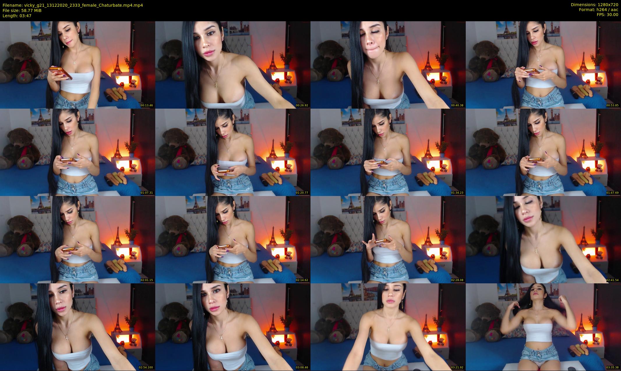 vicky_g21 — 4 minute Chaturbate female cam show recording, 720p, Dec 13, 2020