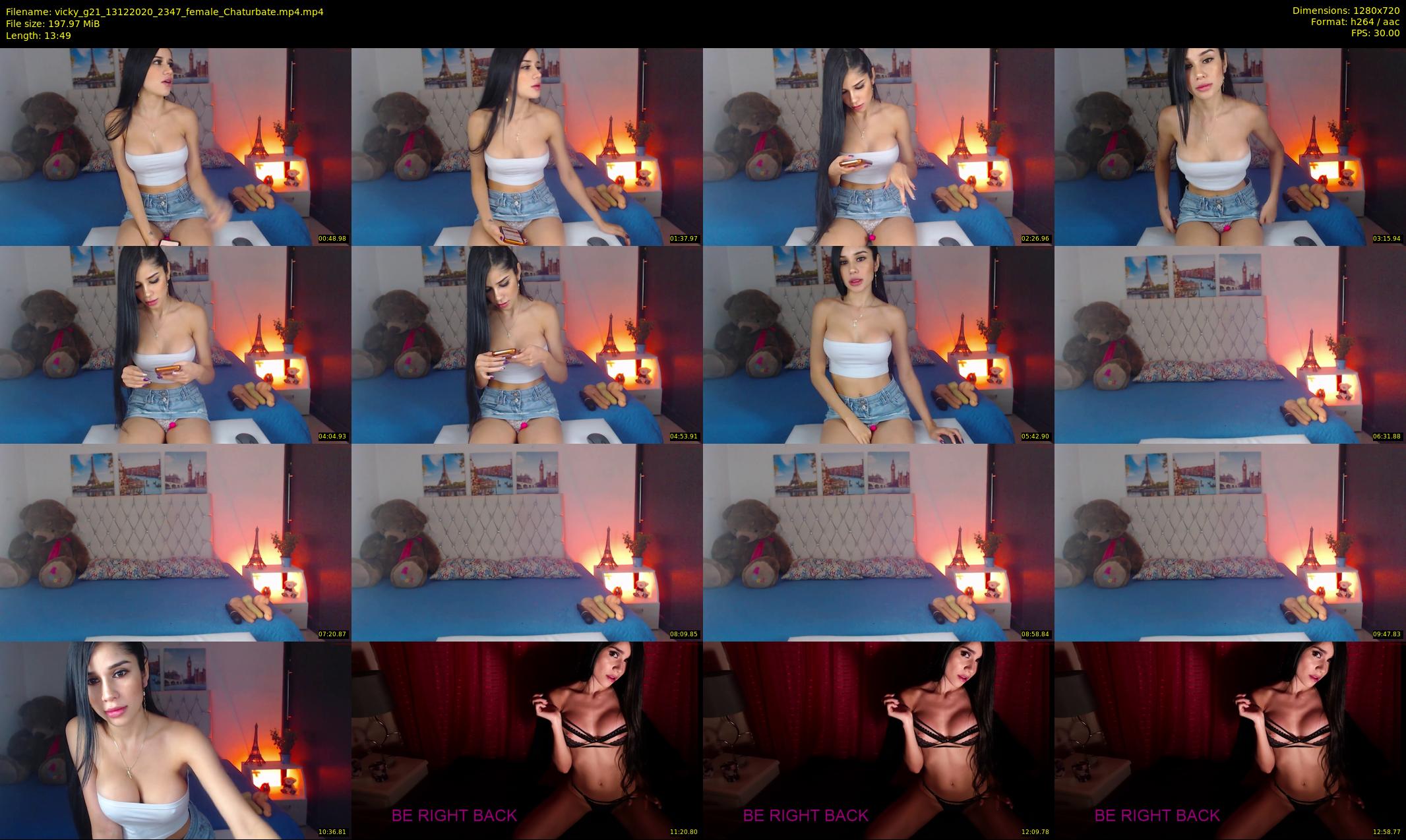 vicky_g21 — 14 minute Chaturbate female cam show recording, 720p, Dec 13, 2020