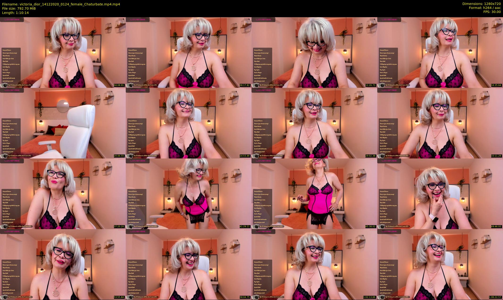 victoria_dior — 71 minute Chaturbate female cam show recording, 720p, Dec 14, 2020