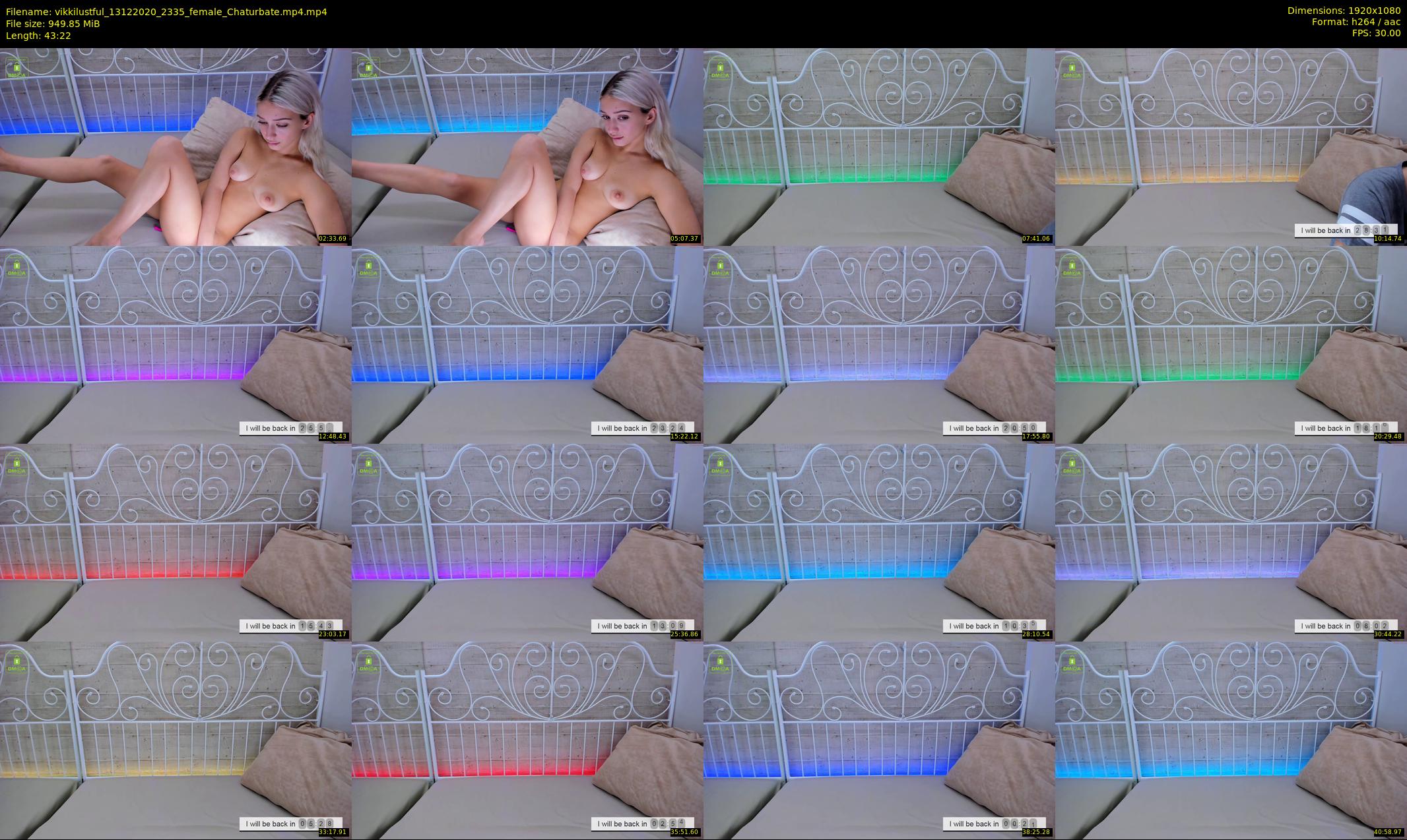 vikkilustful — 44 minute Chaturbate female cam show recording, 1080p, Dec 13, 2020