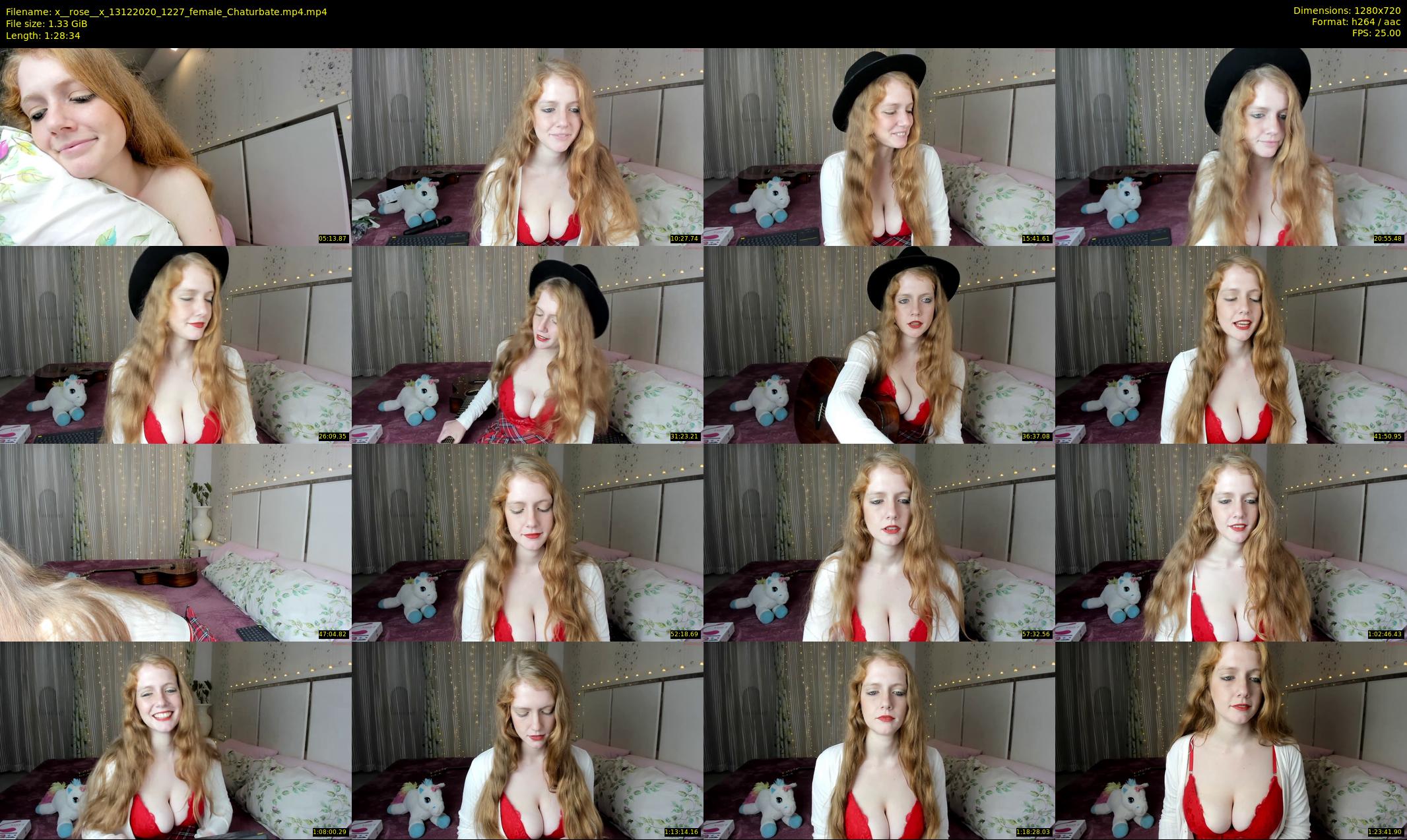 x__rose__x — 89 minute Chaturbate female cam show recording, 720p, Dec 13, 2020