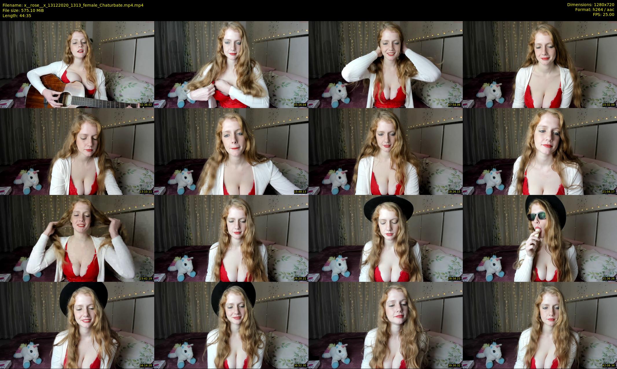 x__rose__x — 45 minute Chaturbate female cam show recording, 720p, Dec 13, 2020