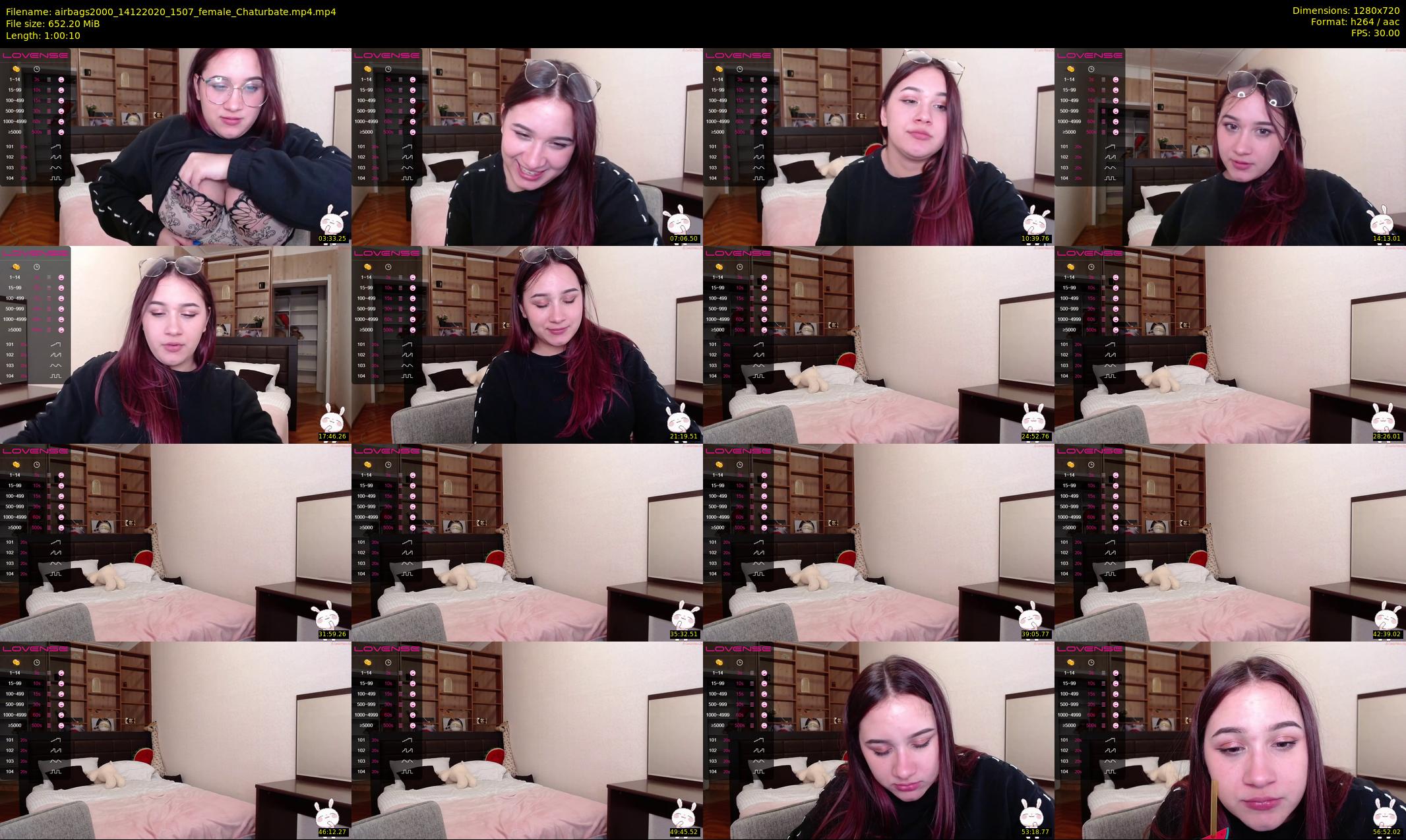airbags2000 — 61 minute Chaturbate female cam show recording, 720p, Dec 14, 2020