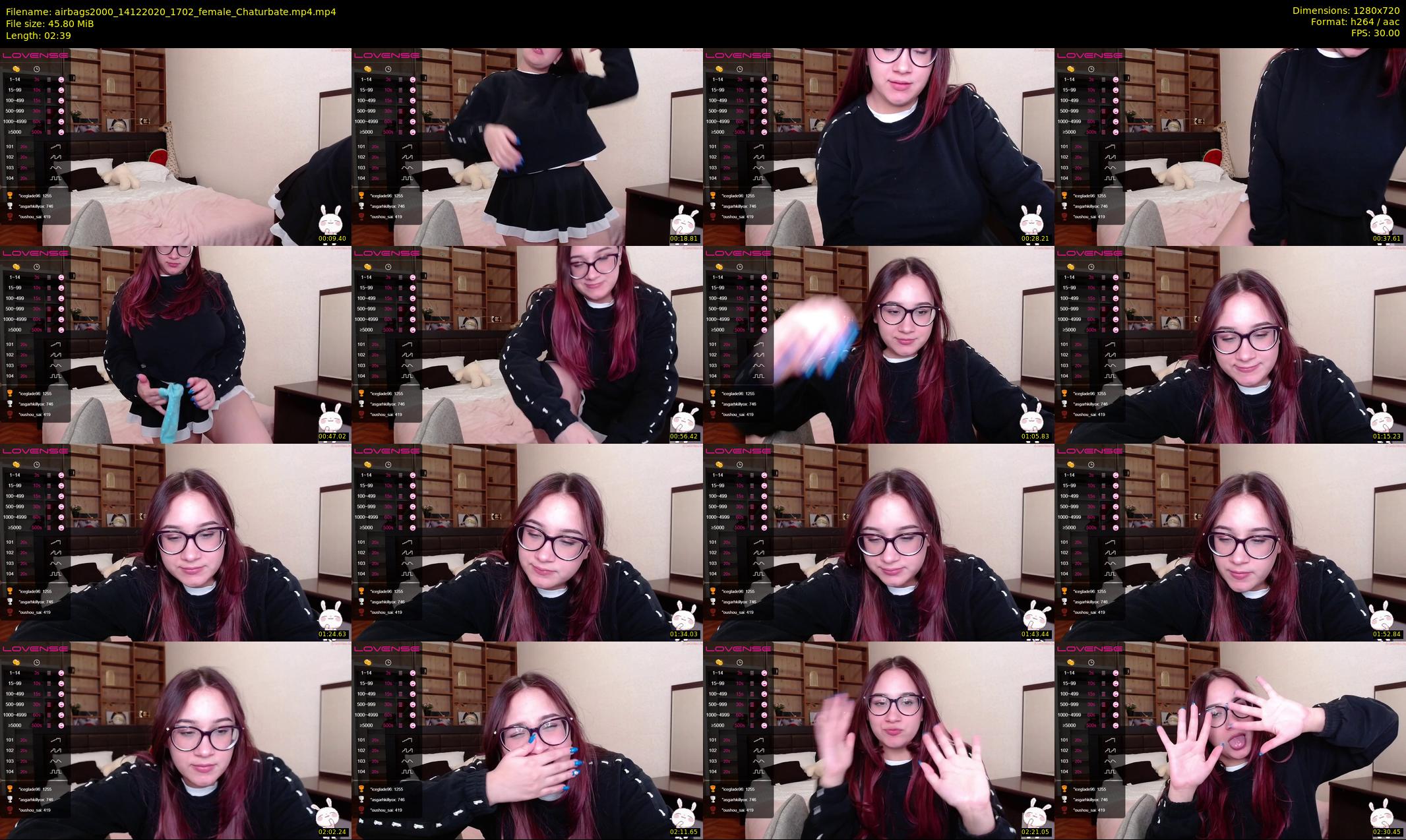 airbags2000 — 3 minute Chaturbate female cam show recording, 720p, Dec 14, 2020
