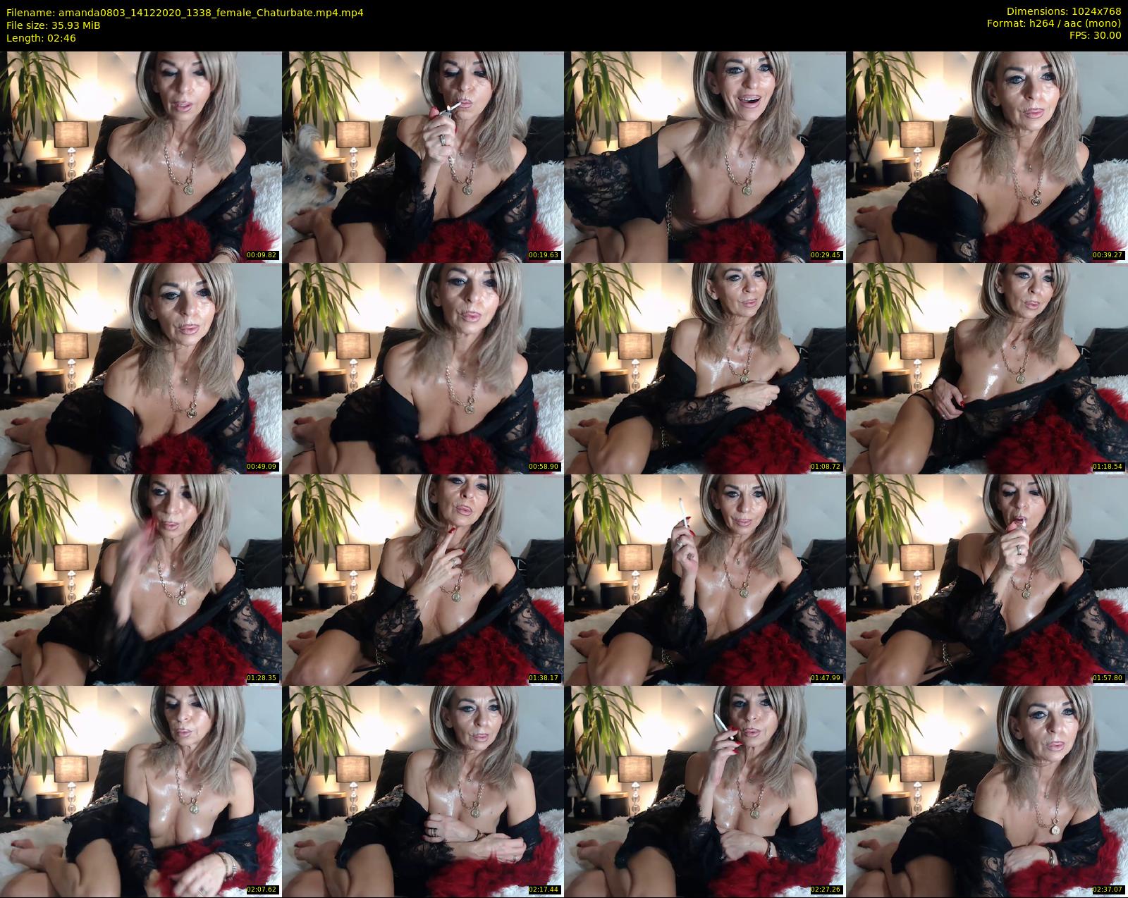 amanda0803 — 3 minute Chaturbate female cam show recording, 720p, Dec 14, 2020
