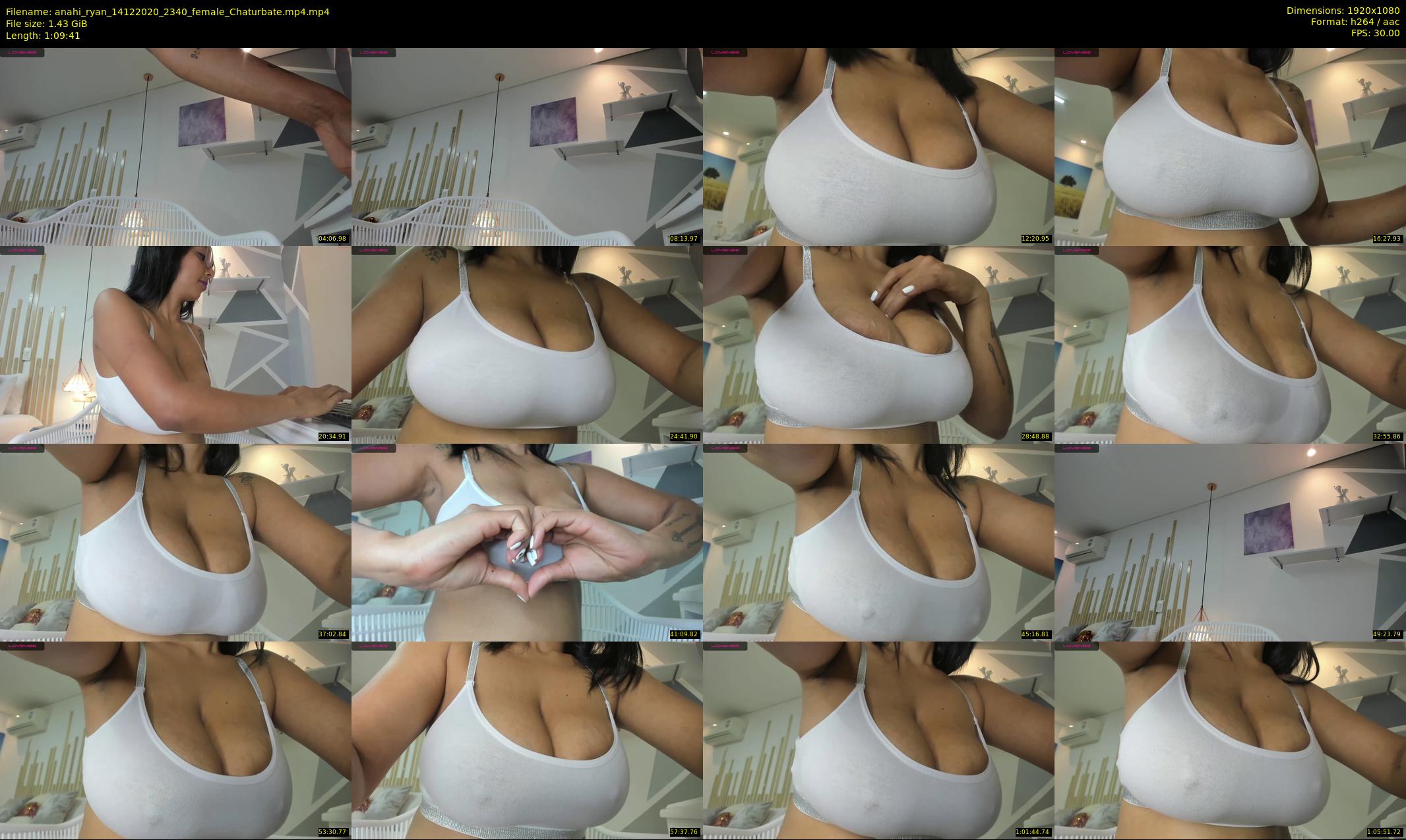anahi_ryan — 70 minute Chaturbate female cam show recording, 1080p, Dec 14, 2020