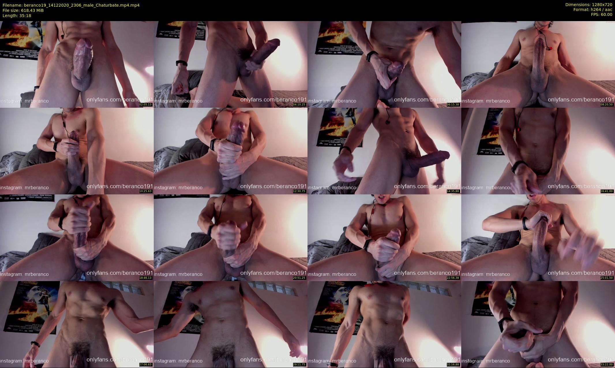 beranco19 — 36 minute Chaturbate male cam show recording, 720p, Dec 14, 2020