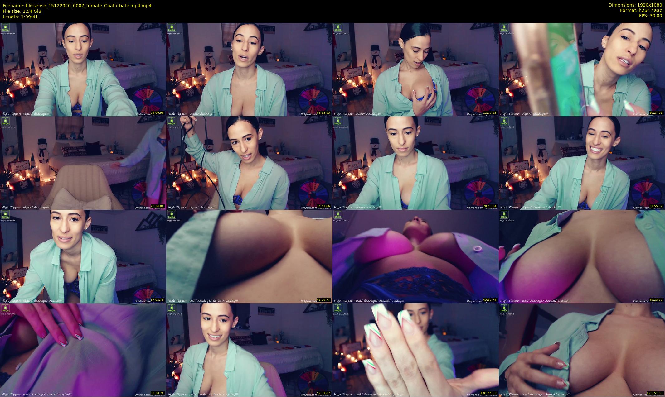 blissense — 70 minute Chaturbate female cam show recording, 1080p, Dec 15, 2020