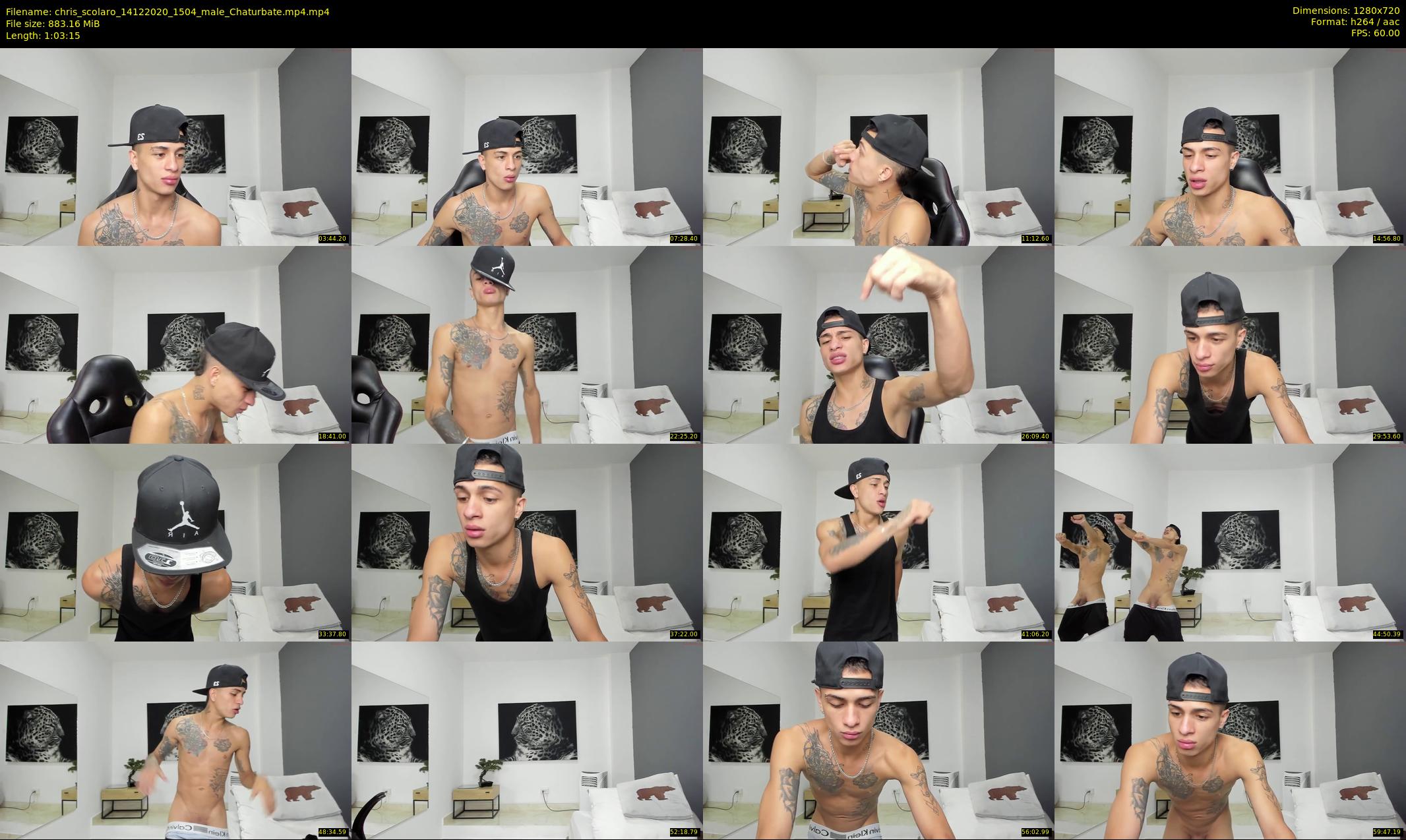 chris_scolaro — 64 minute Chaturbate male cam show recording, 720p, Dec 14, 2020