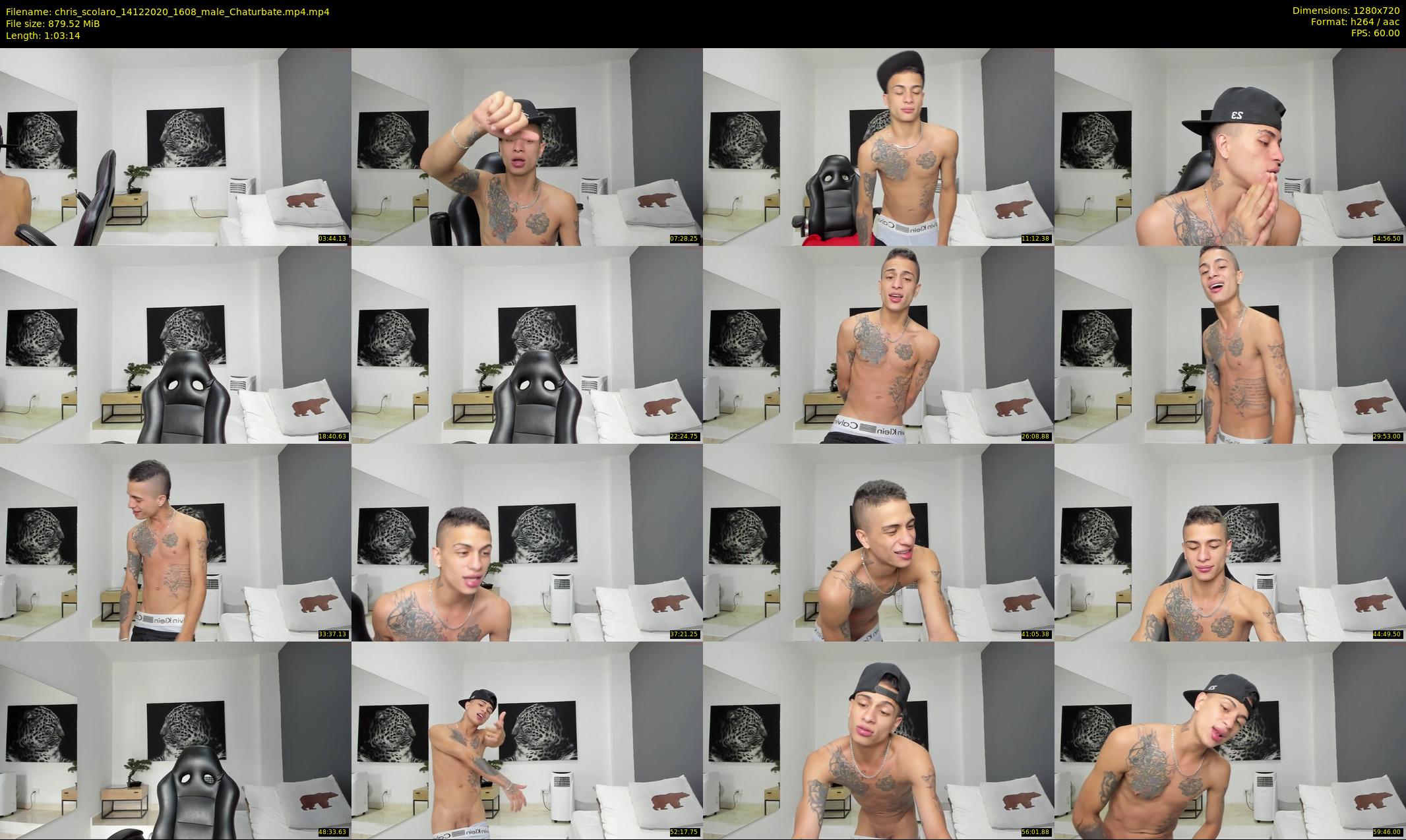 chris_scolaro — 64 minute Chaturbate male cam show recording, 720p, Dec 14, 2020