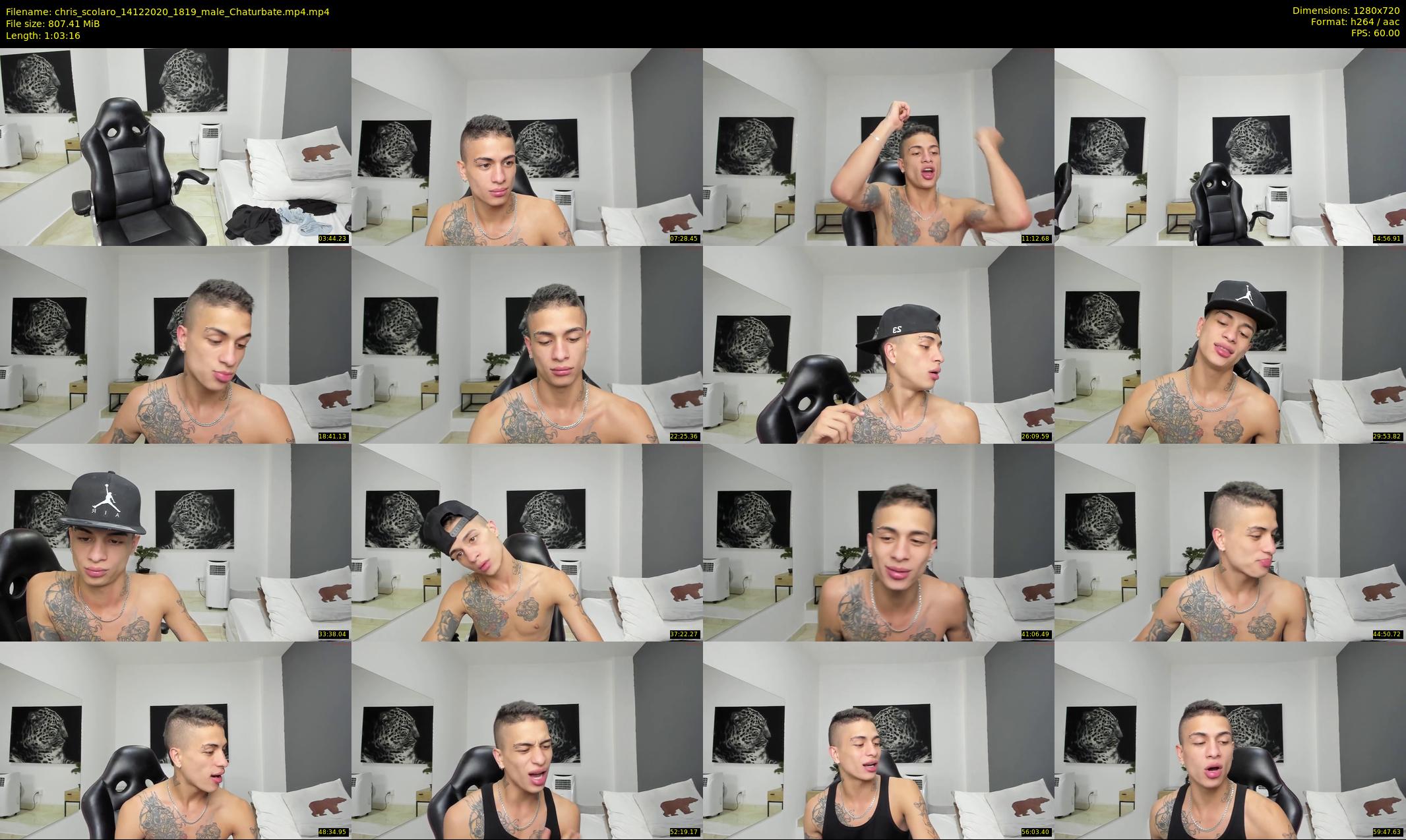 chris_scolaro — 64 minute Chaturbate male cam show recording, 720p, Dec 14, 2020