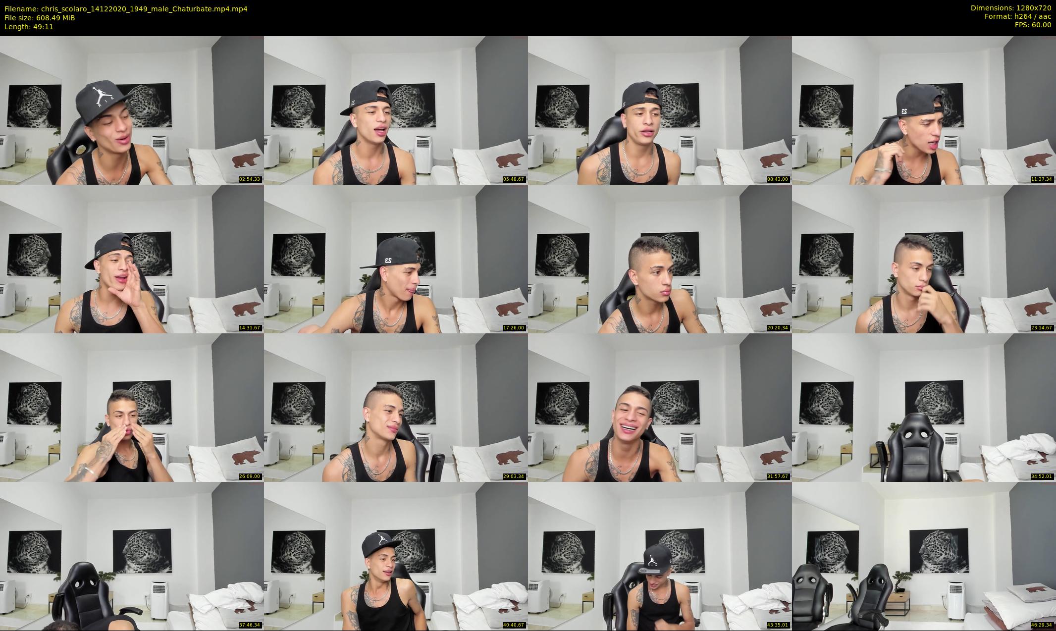 chris_scolaro — 50 minute Chaturbate male cam show recording, 720p, Dec 14, 2020