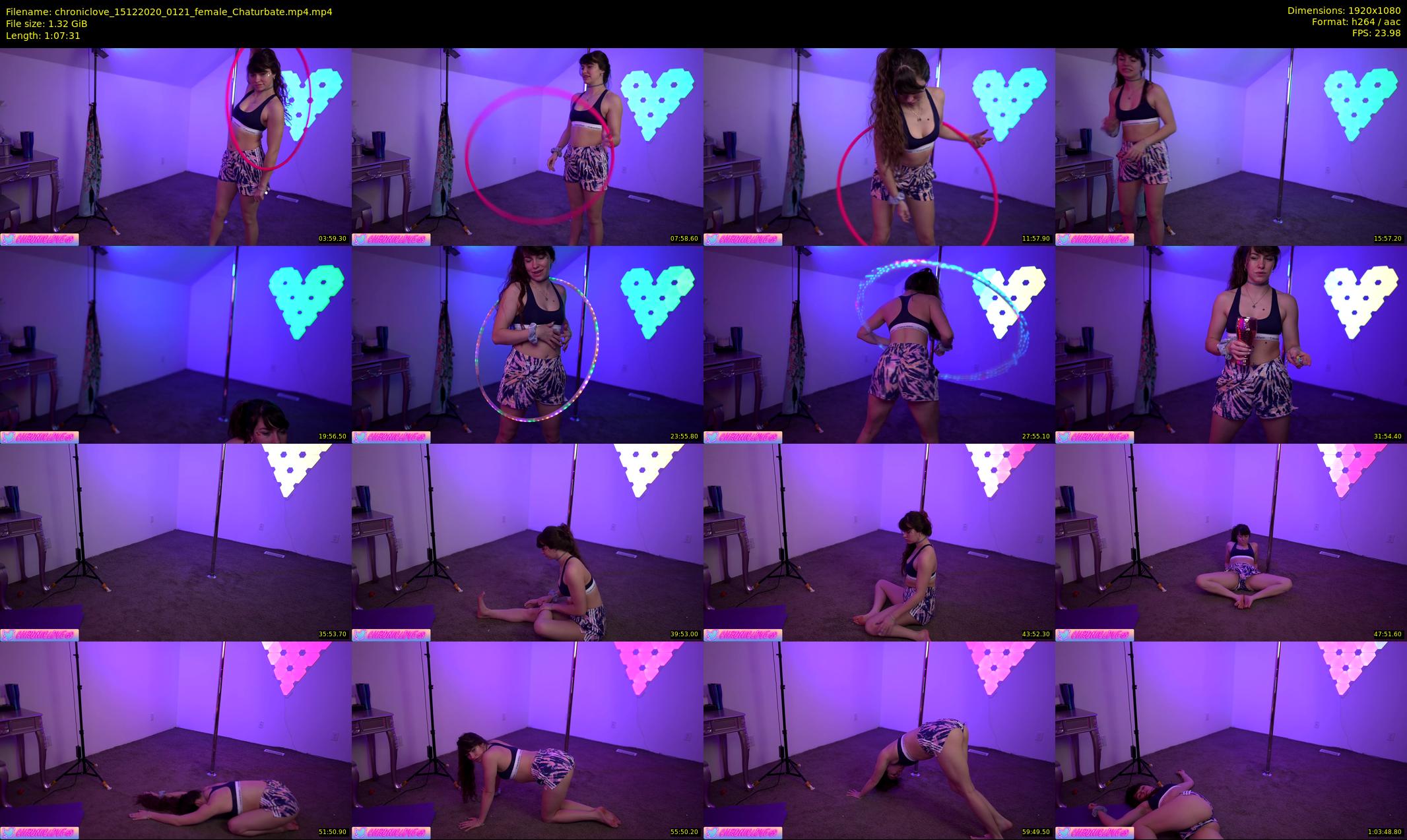 chroniclove — 68 minute Chaturbate female cam show recording, 1080p, Dec 15, 2020