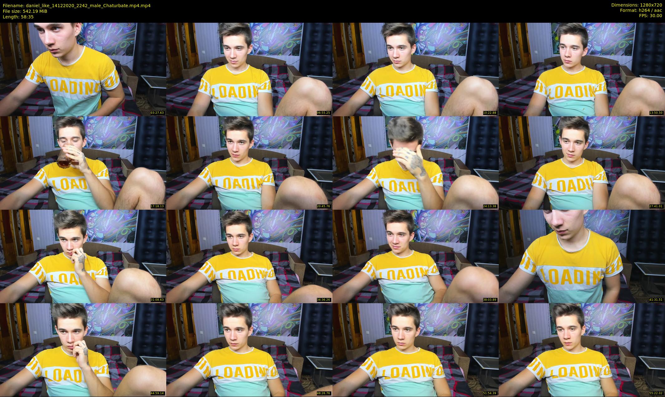 daniel_like — 59 minute Chaturbate male cam show recording, 720p, Dec 14, 2020
