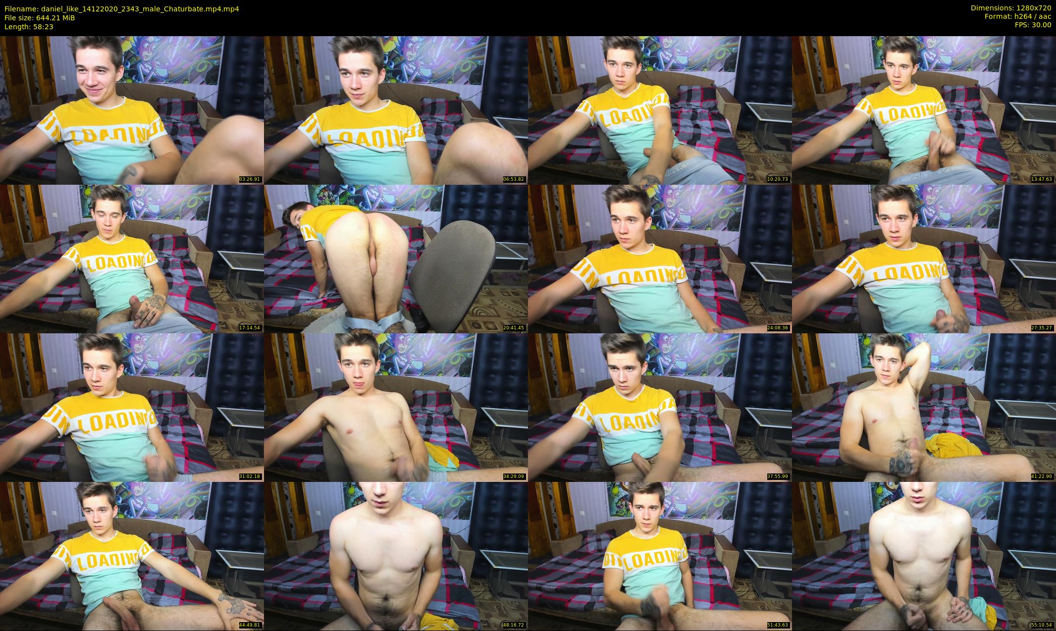 daniel_like — 59 minute Chaturbate male cam show recording, 720p, Dec 14, 2020