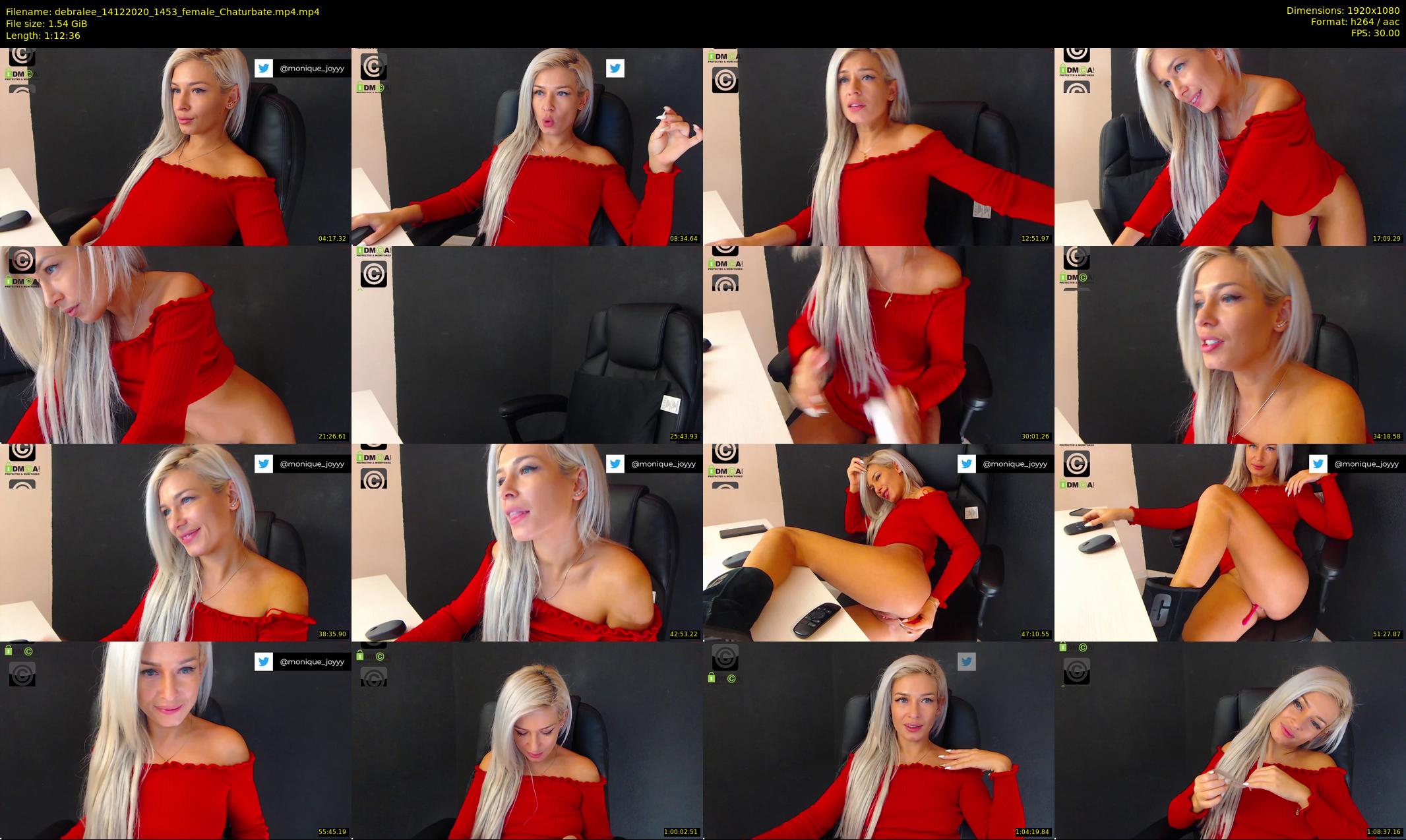 debralee — 73 minute Chaturbate female cam show recording, 1080p, Dec 14, 2020