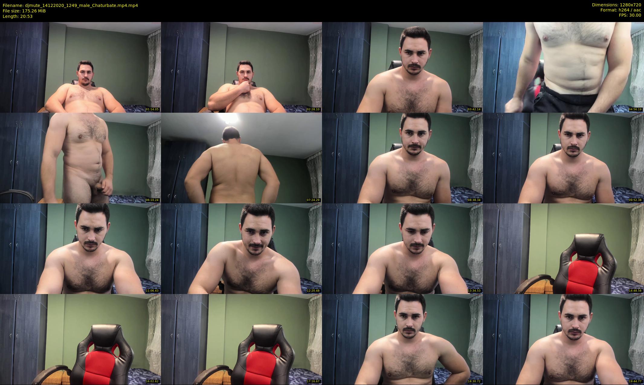 djmute — 21 minute Chaturbate male cam show recording, 720p, Dec 14, 2020