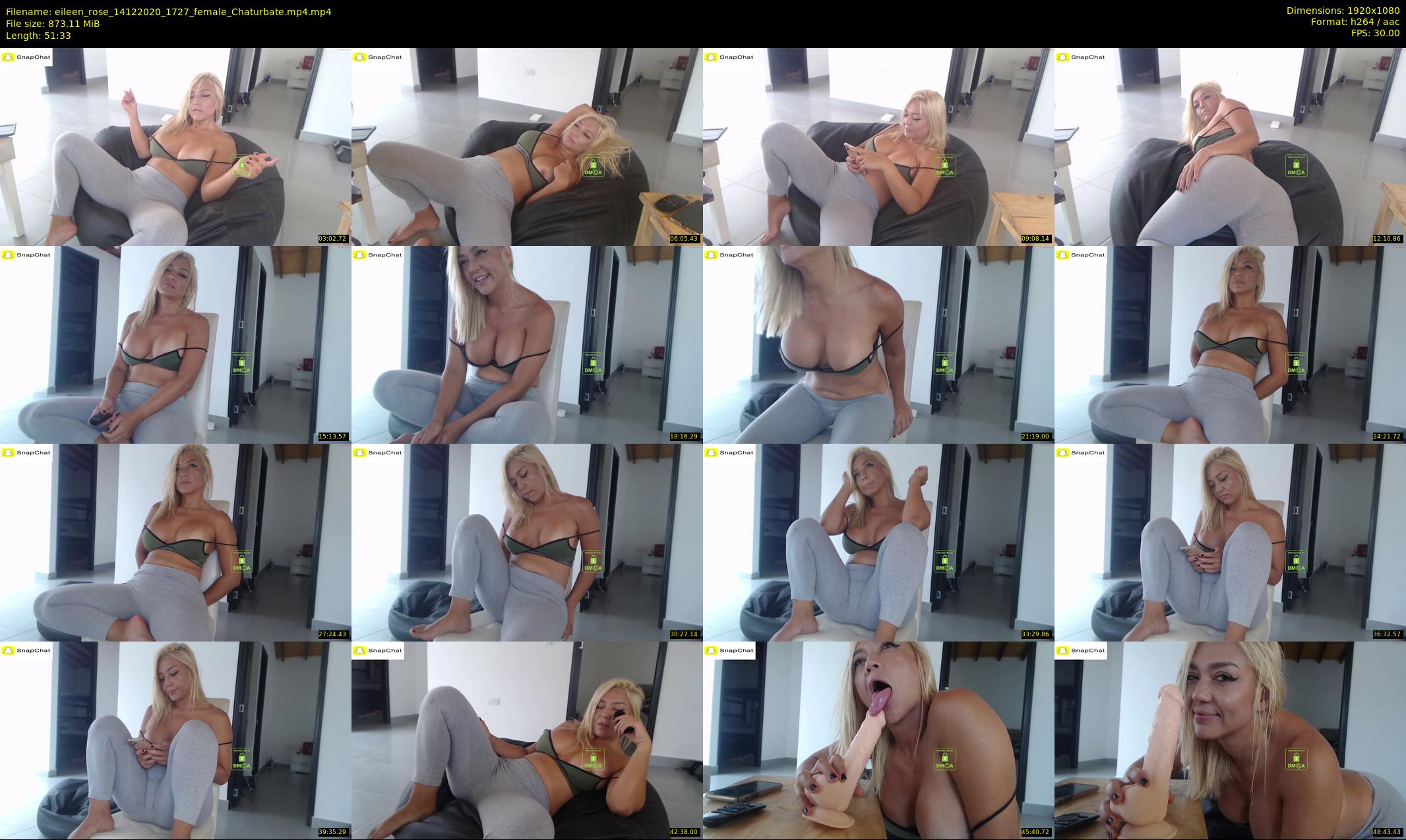 eileen_rose — 52 minute Chaturbate female cam show recording, 1080p, Dec 14, 2020