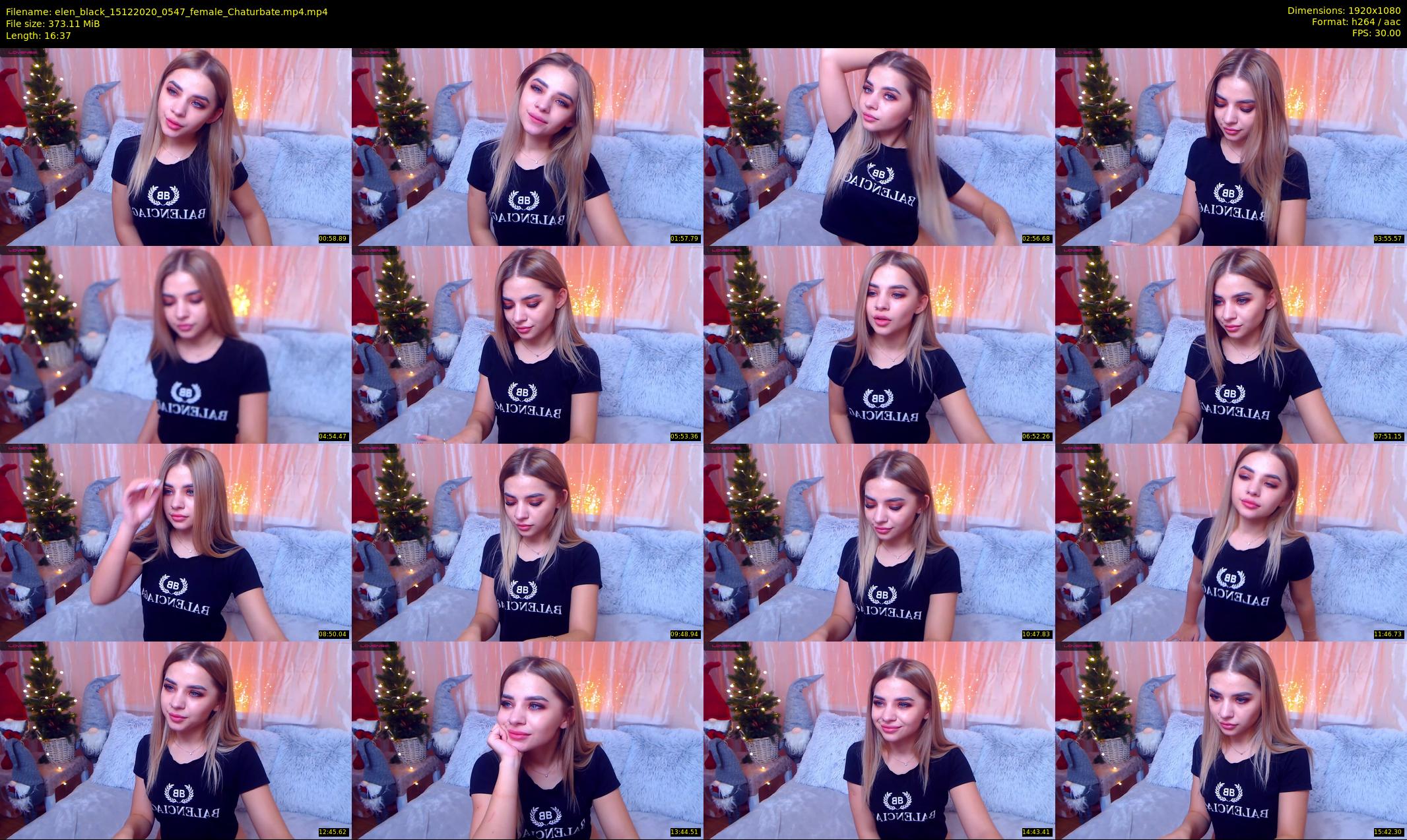 elen_black — 17 minute Chaturbate female cam show recording, 1080p, Dec 15, 2020