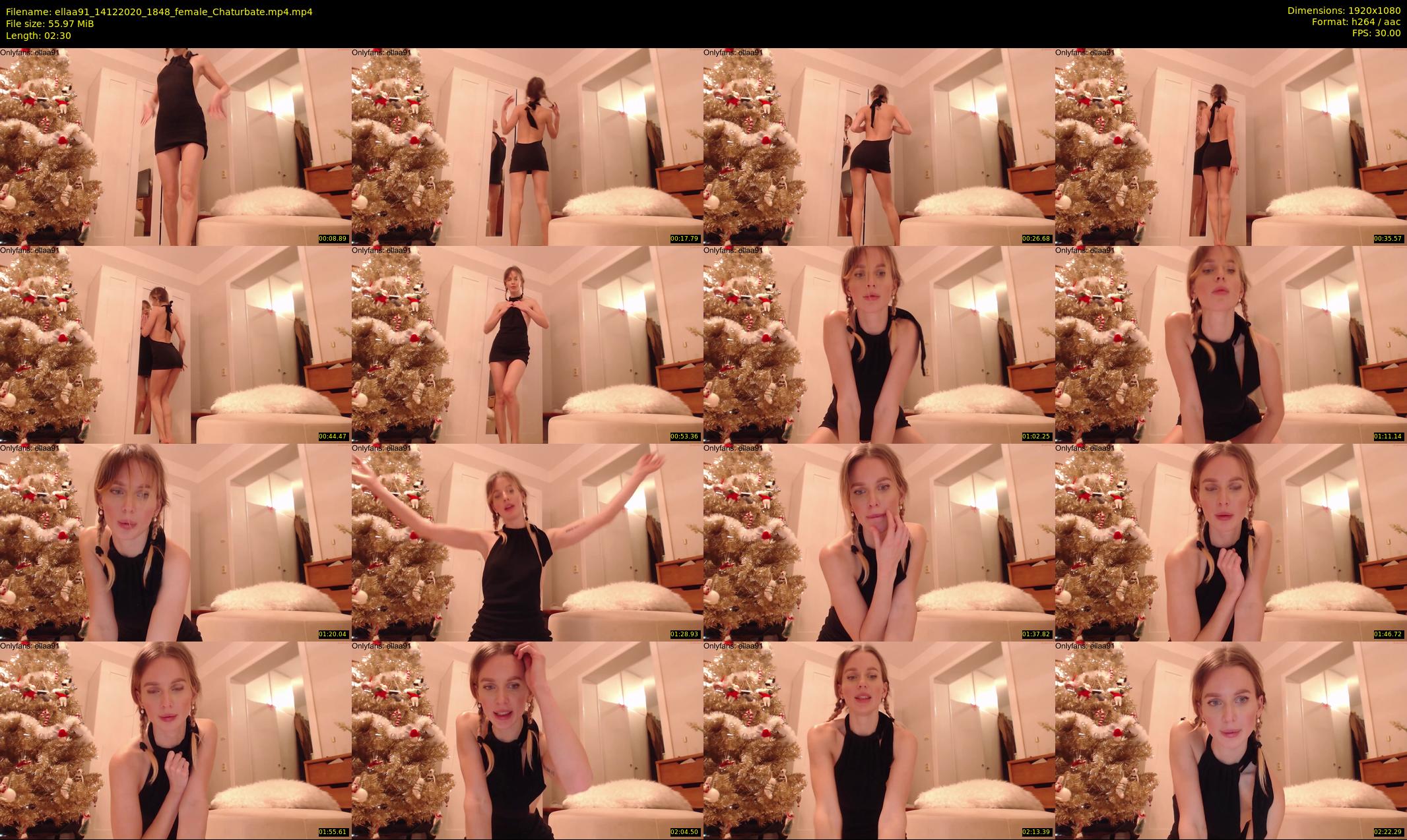ellaa91 — 3 minute Chaturbate female cam show recording, 1080p, Dec 14, 2020